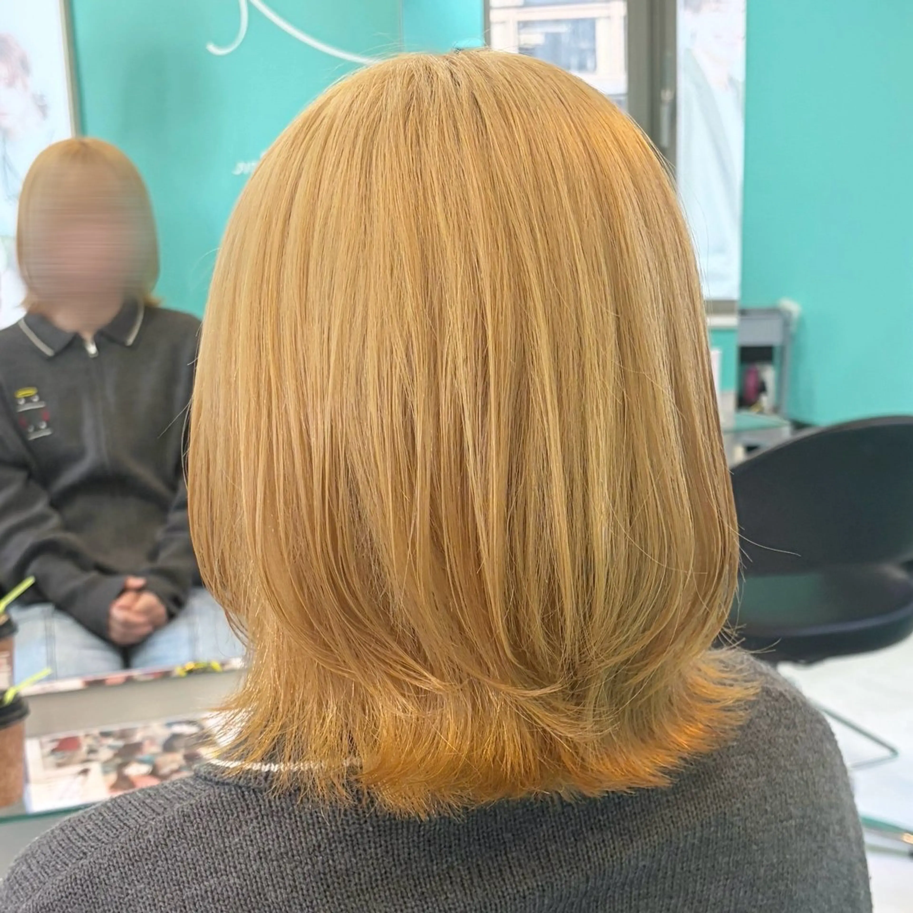 ミディアム カラー ベージュカラー カット ヘアカラー トリートメント デザインカラー/ ボブ/Natsukiのヘアスタイル
