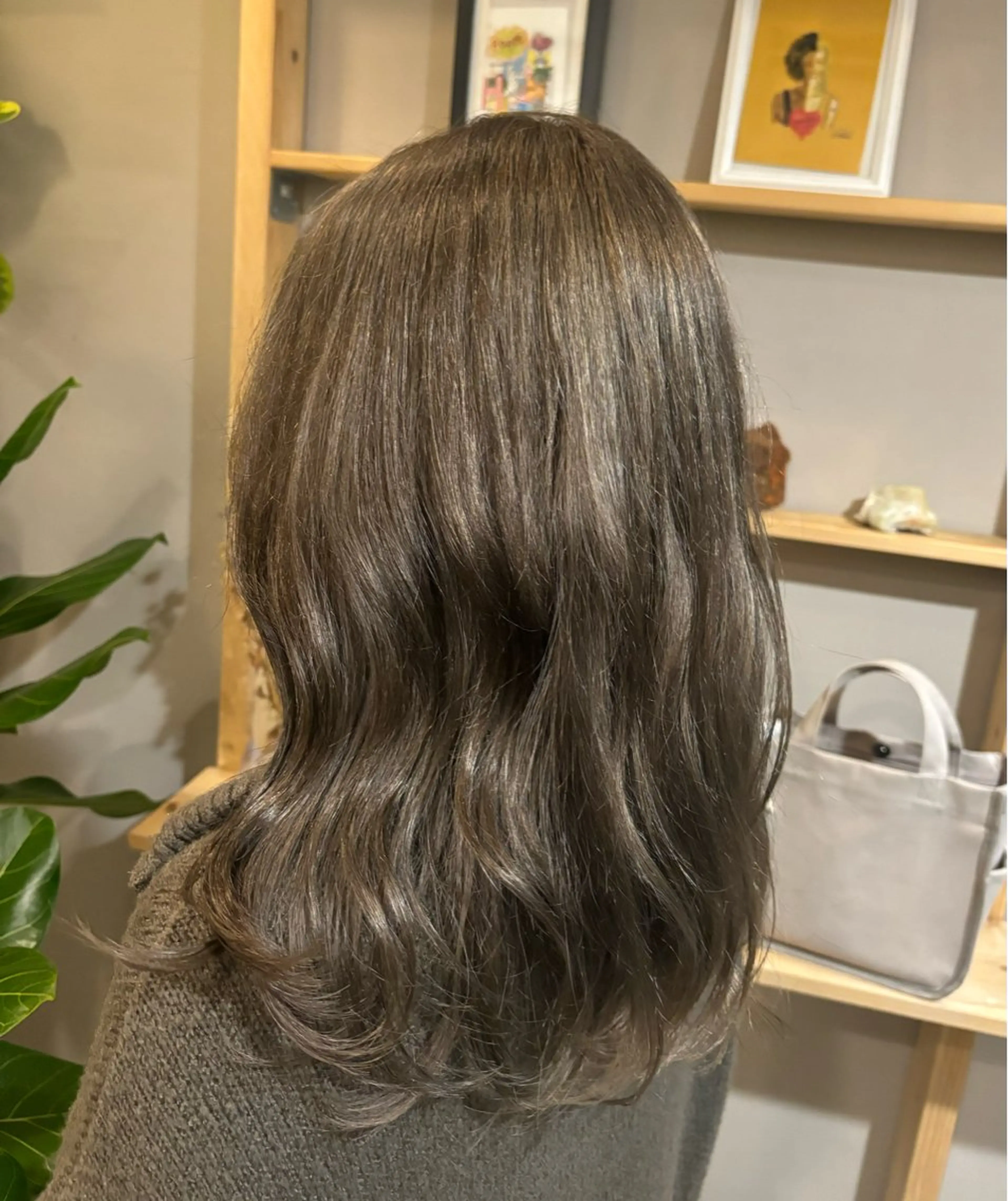 セミロング カラー 似合わせカット/ 艶カラー/いらみなのヘアスタイル