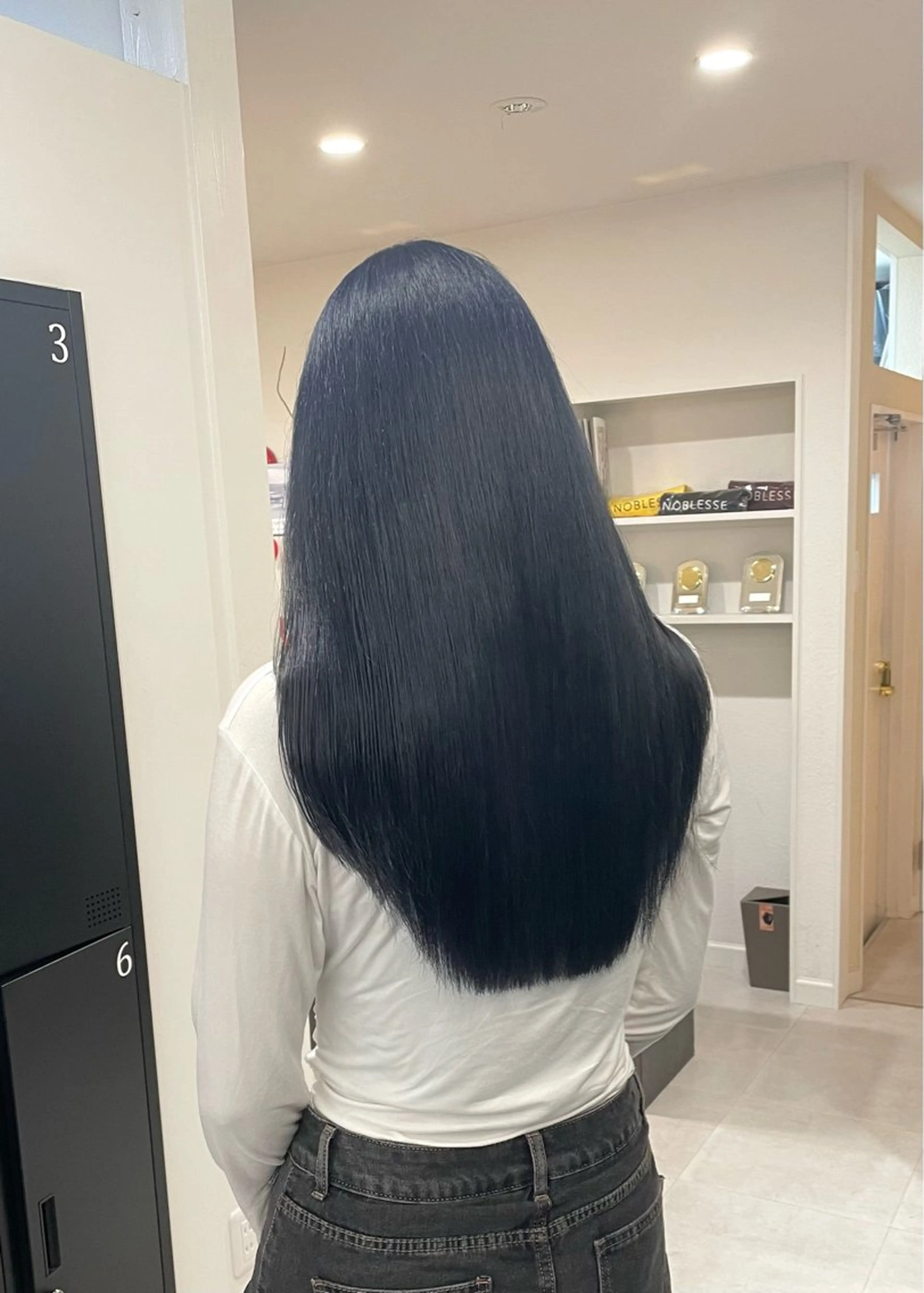 ロング カラー ブルーカラー ネイビーカラー 💝ブリーチ ショート/れい💝のヘアスタイル