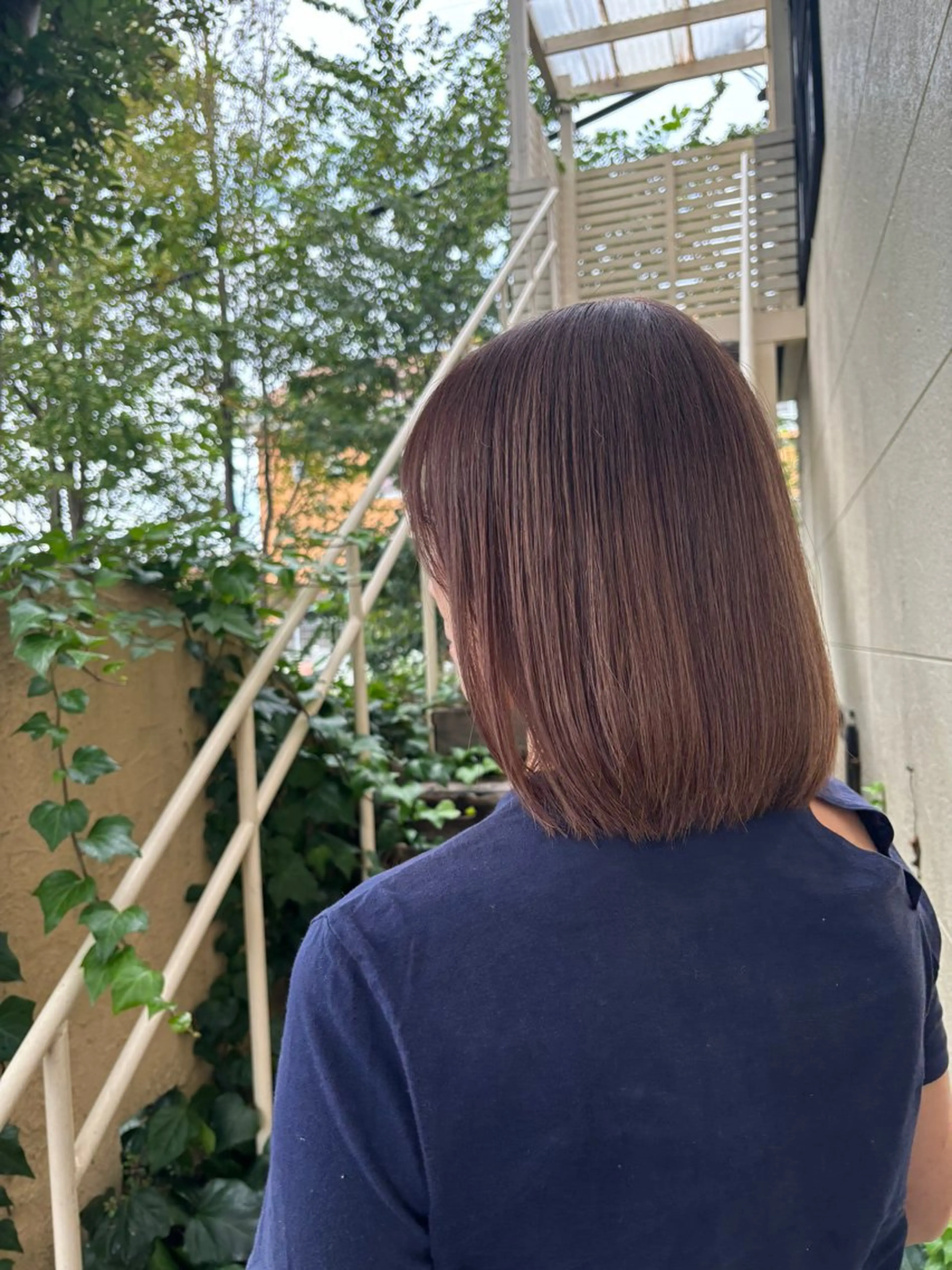 ミディアム ルプラボウ／艶カラー ／髪質改善／アサミのヘアスタイル