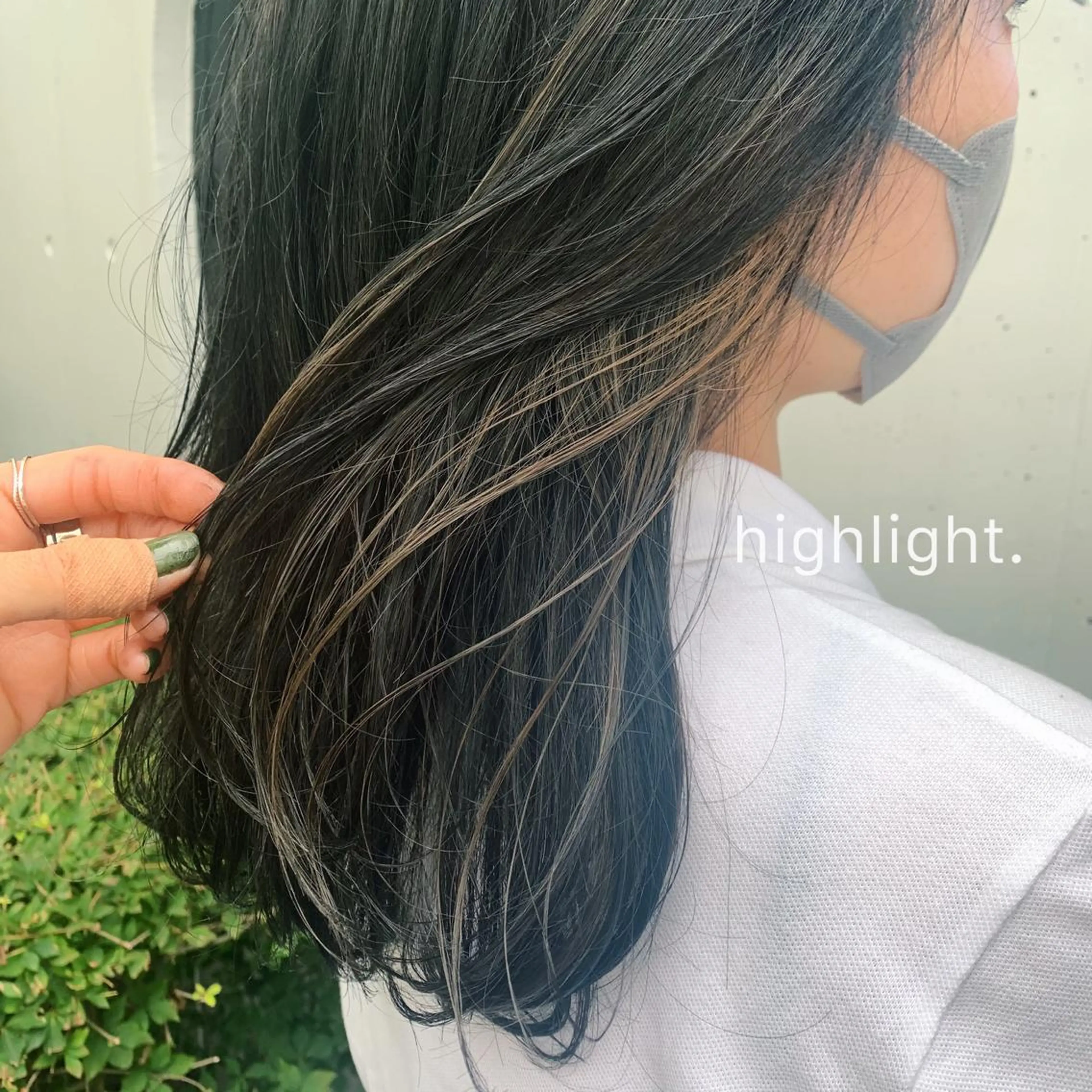 セミロング カラー RINA🧤 デザインとボブのヘアスタイル