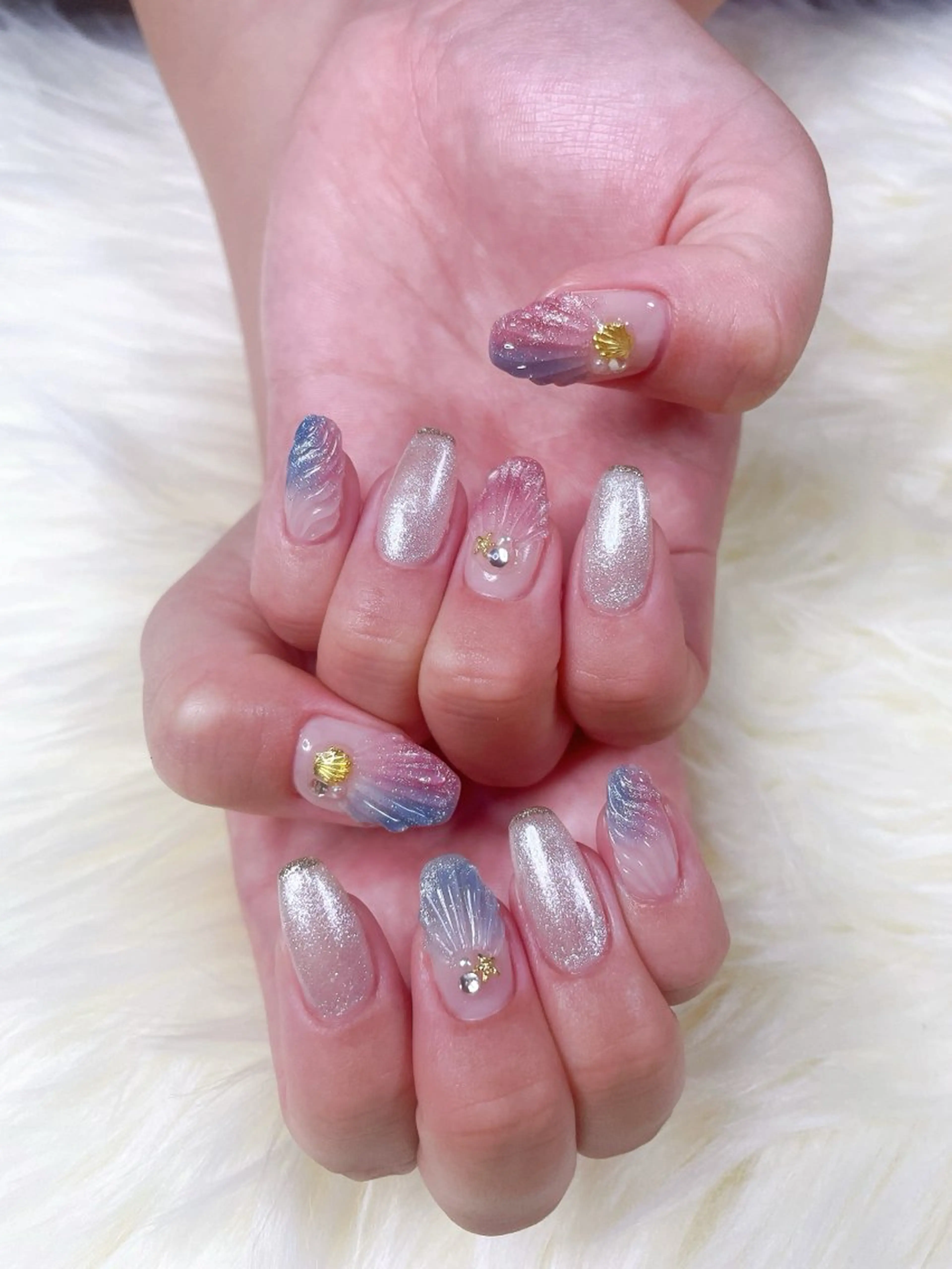 ネイル 夏ネイル ハンドネイル cherish nailのネイルデザイン