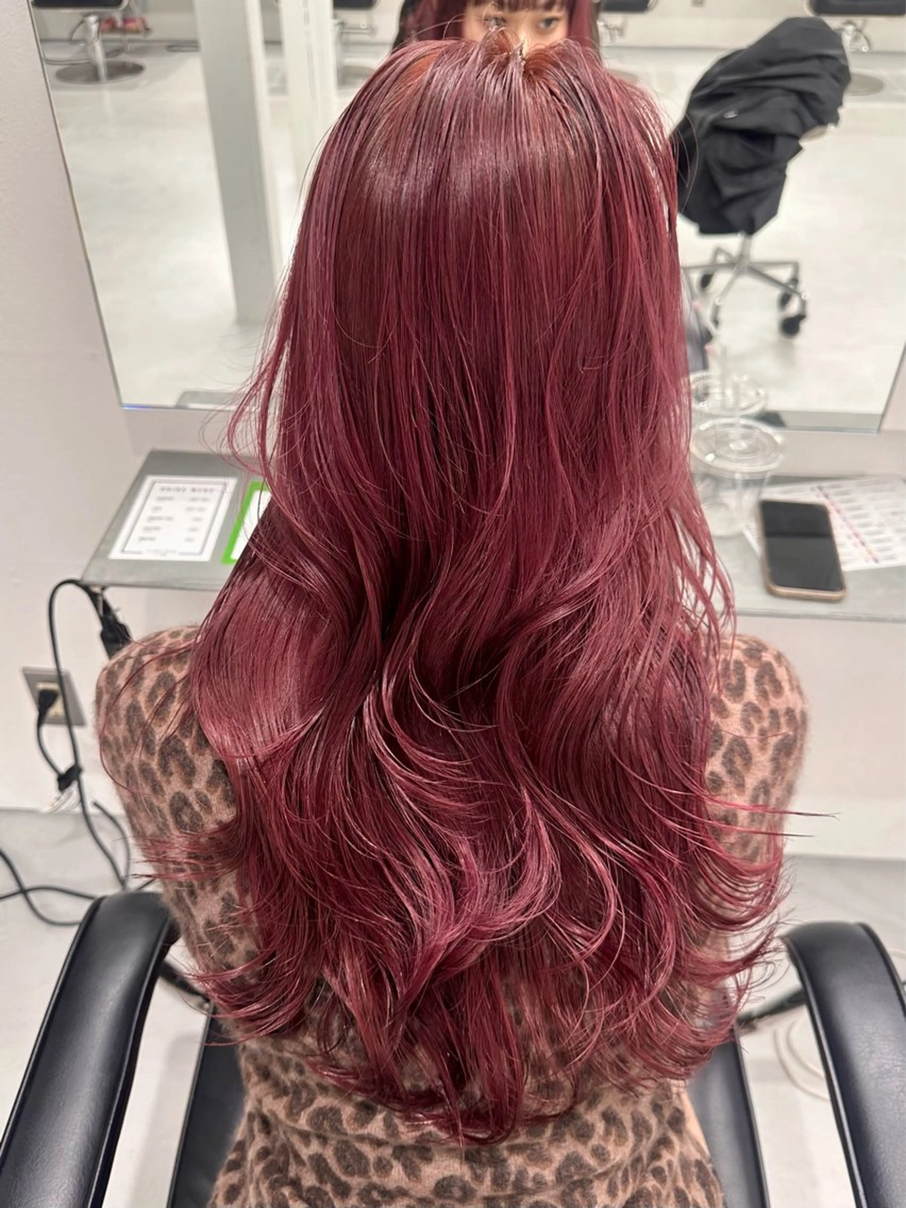 ロング カラー ピンクベージュ/新潟 万代/高橋桃葉🍑のヘアスタイル