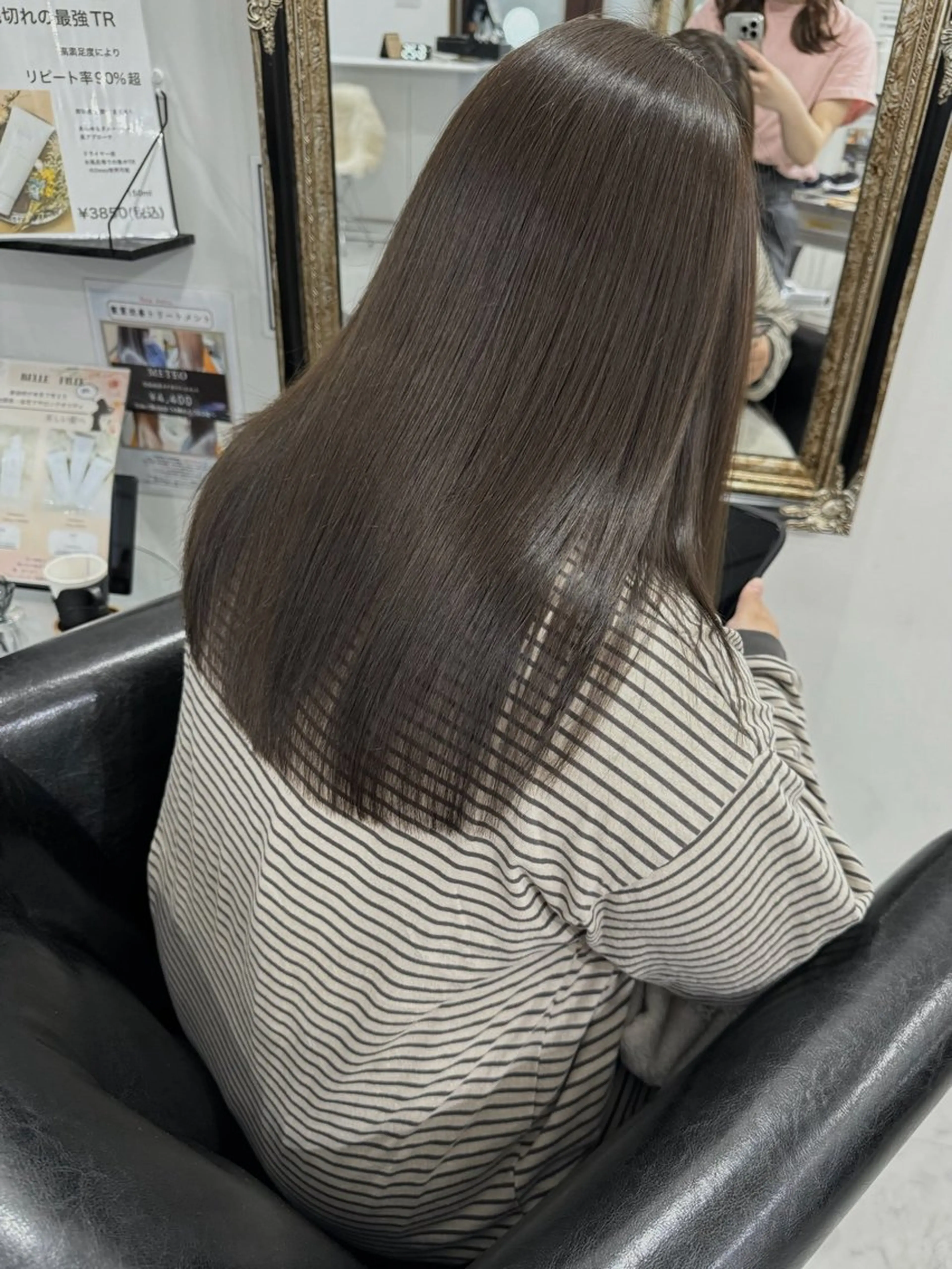 パーマ ストレートパーマ 縮毛矯正 入佐 美聡のヘアスタイル