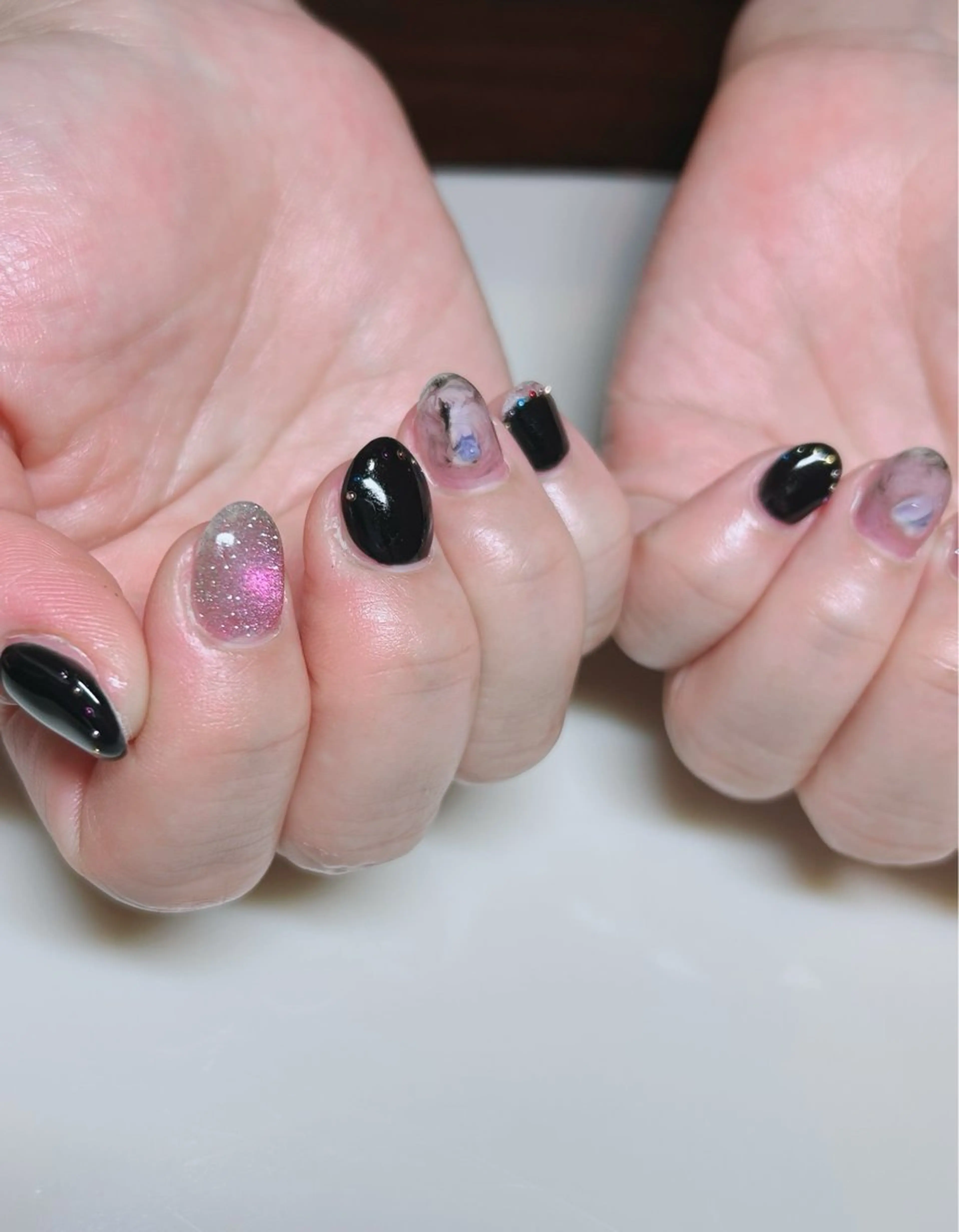 ネイル アートネイル フレンチネイル ジェルネイル グラデーション 持ち込み ハンドネイル ネイルパレス所属・ネイルパレス【デザ イン/恵比寿】のネイルデザイン