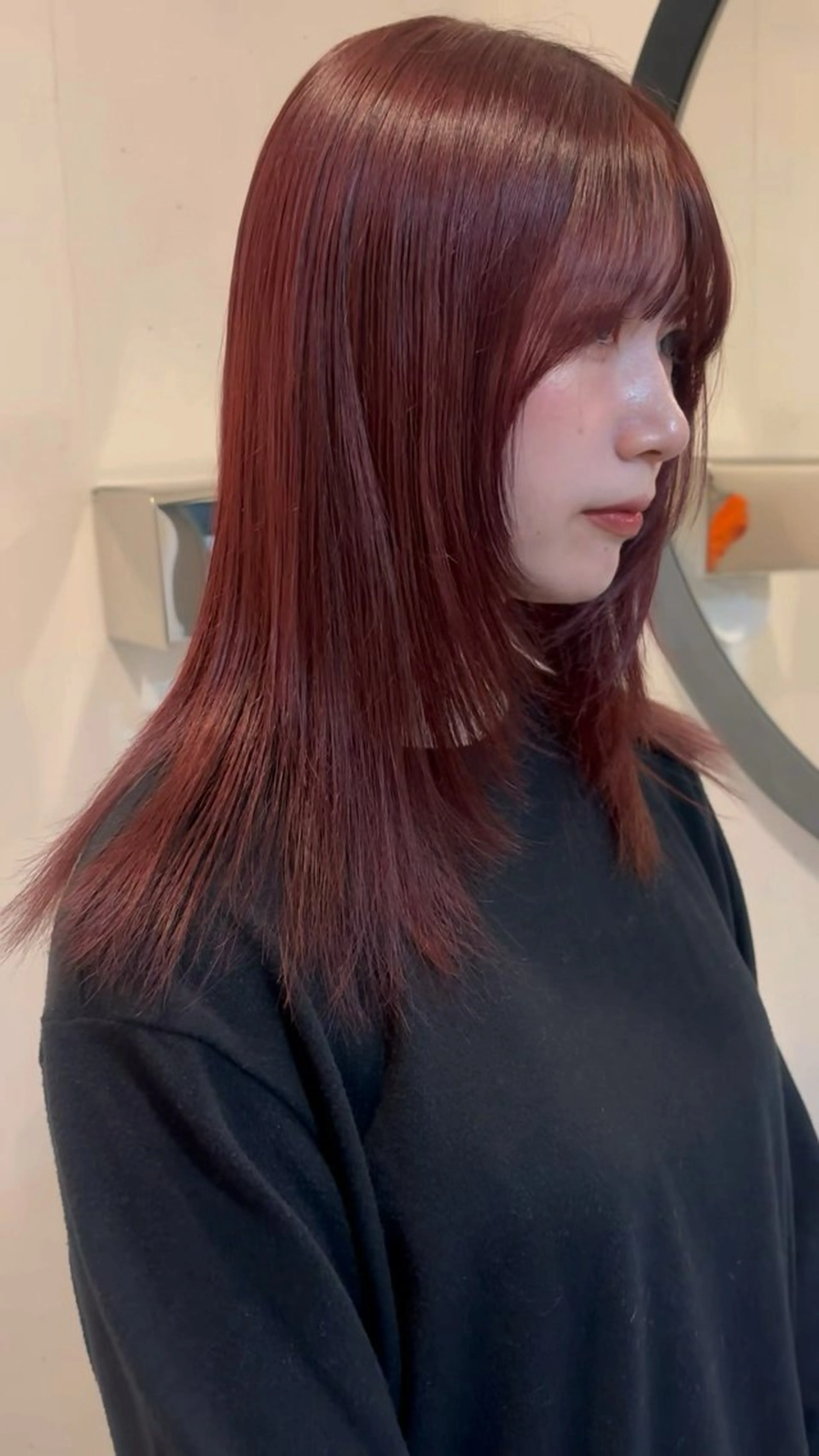 ミディアム カラー ヘアカラー ⭐︎ハイトーン /レイヤー✩momoのヘアスタイル