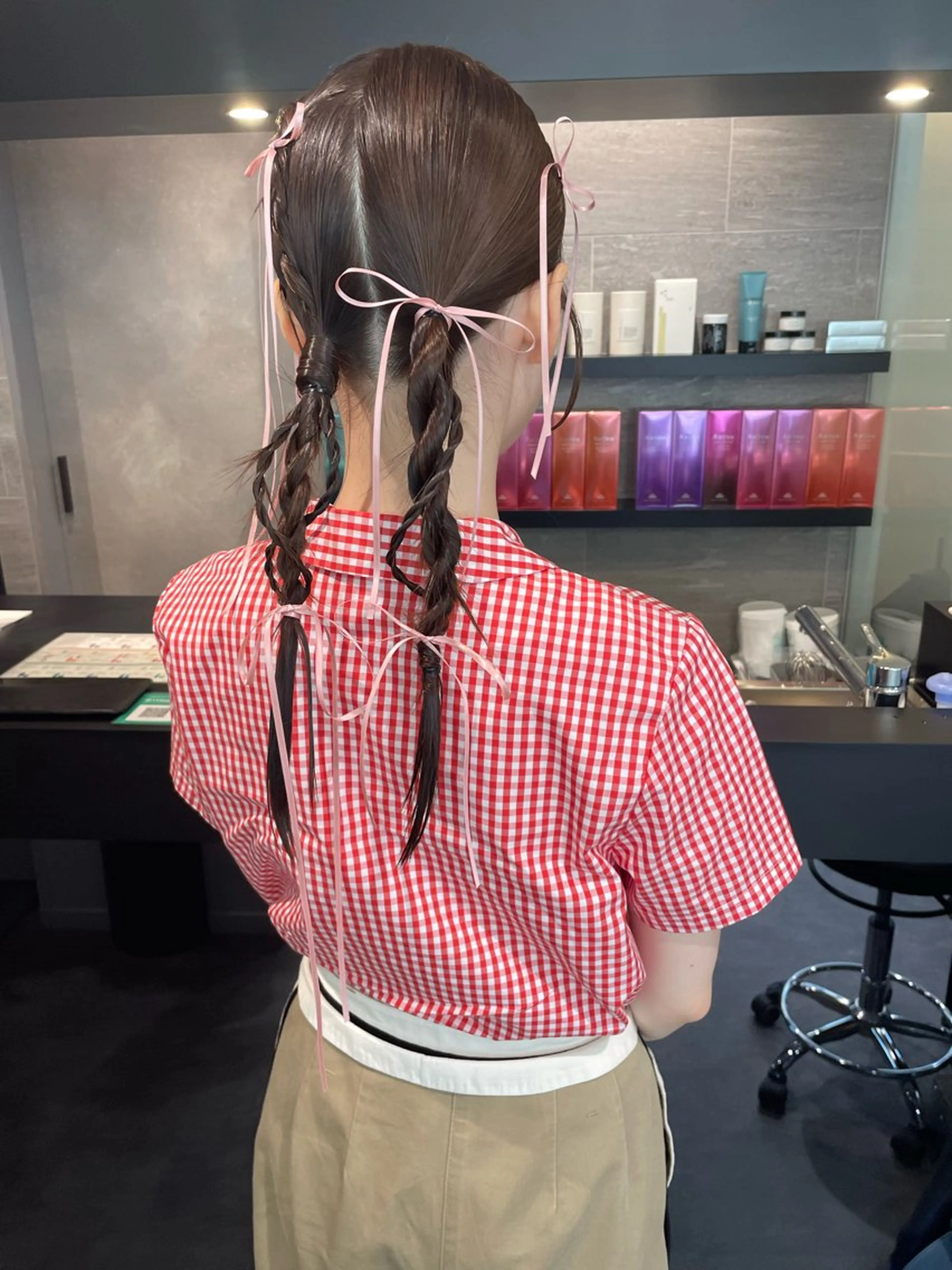 ヘアアレンジ ダブルカラー🦖 /髪質改善⚡️しおりのヘアスタイル