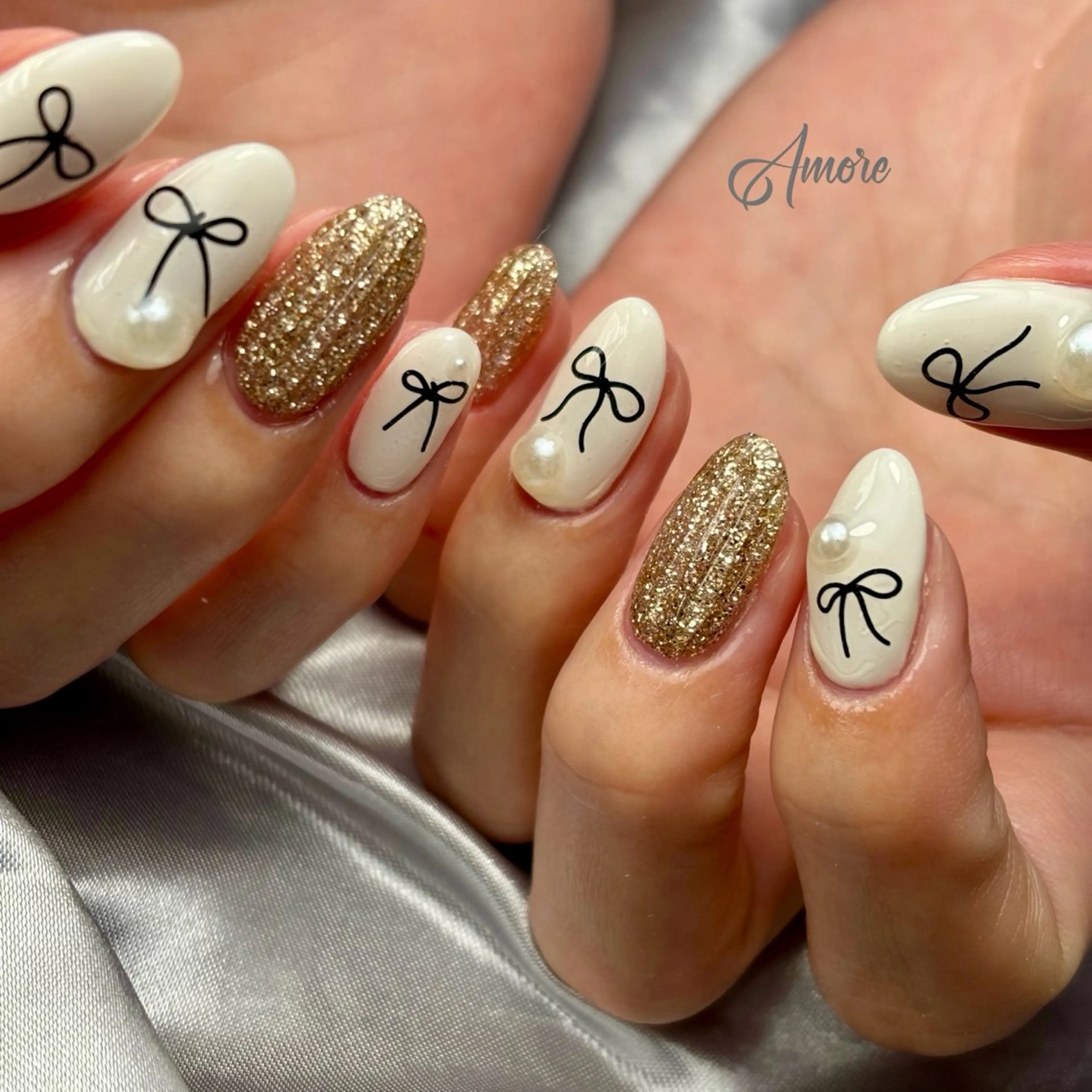 ネイル ジェルネイル キラキラネイル 韓国ネイル マグネットネイル パラジェル You kyehwaのネイルデザイン