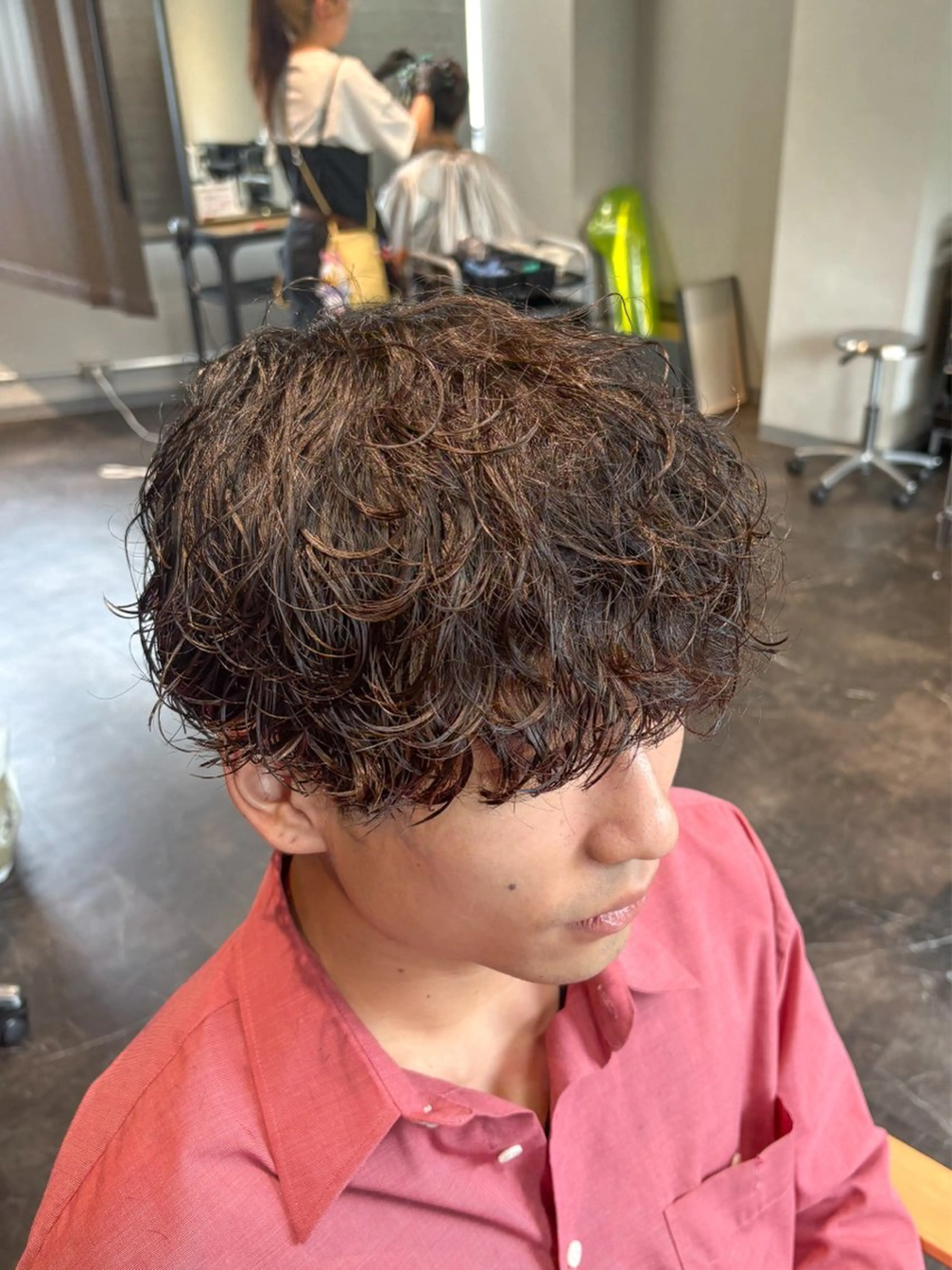 ショート カラー パーマ メンズ カット パーマ 🎧【パーマ師】 SOUMA🎧のヘアスタイル