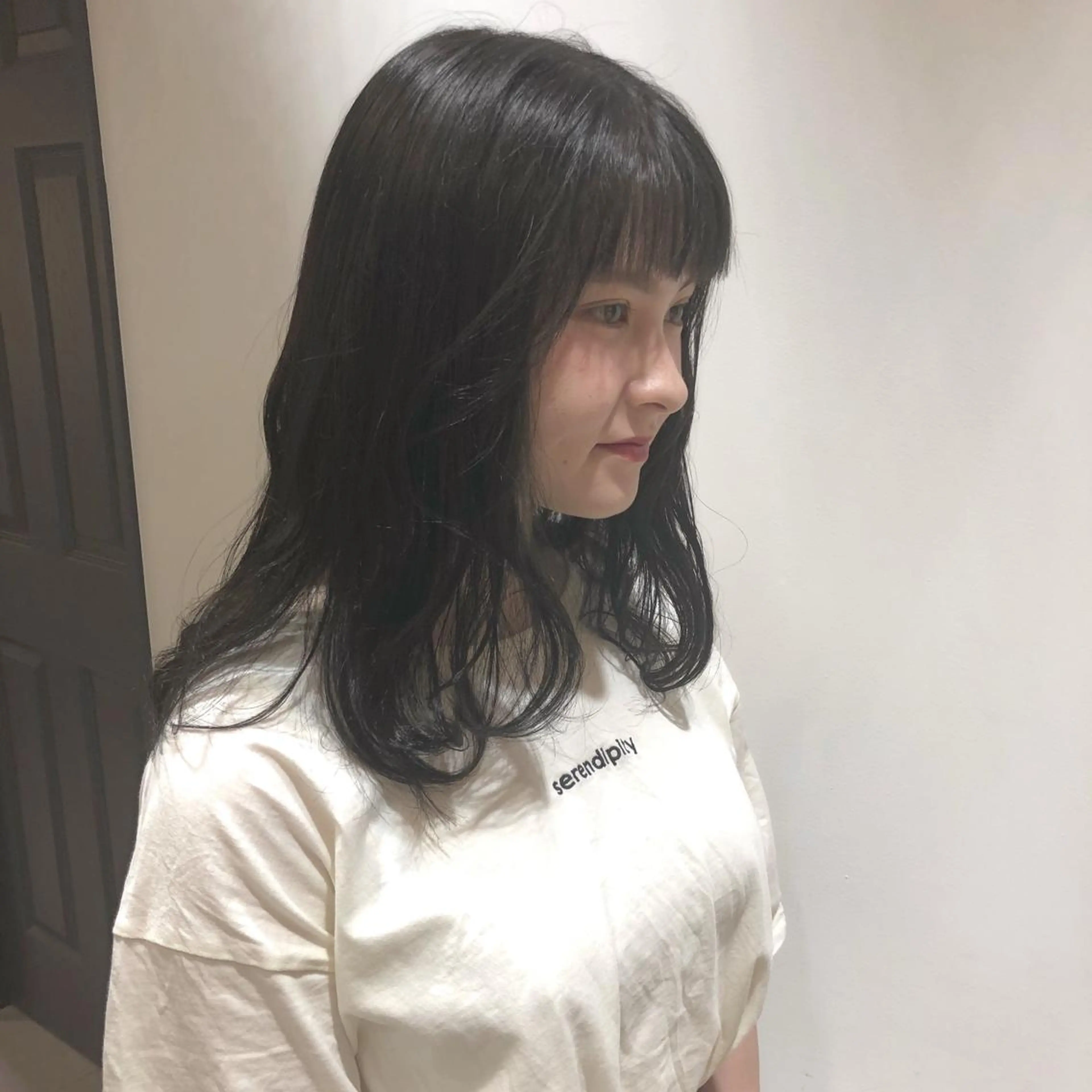 ロング カラー ヘアカラー 江原 彩華のヘアスタイル
