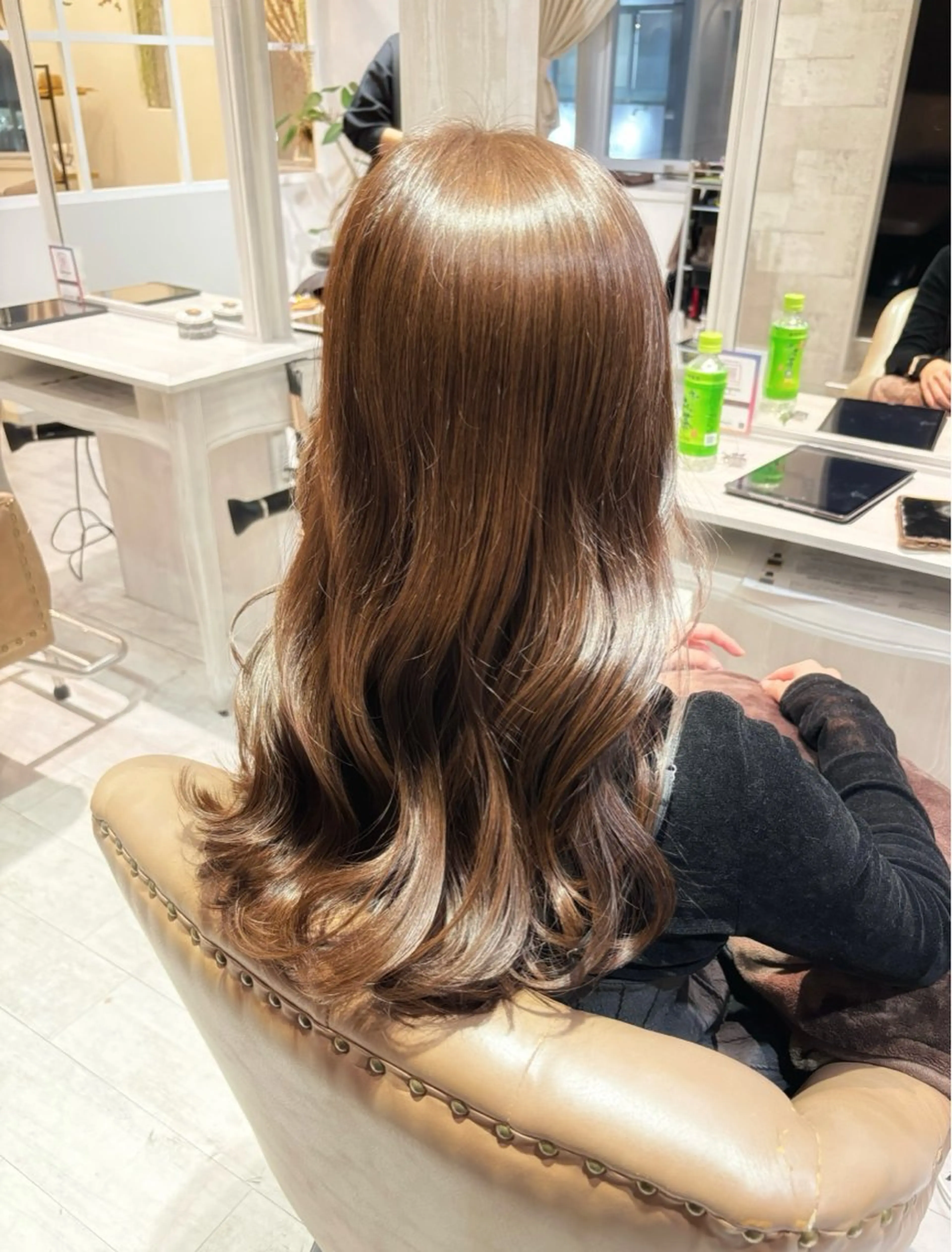 ロング カット ヘアカラー トリートメント 菅野 凪紗のヘアスタイル