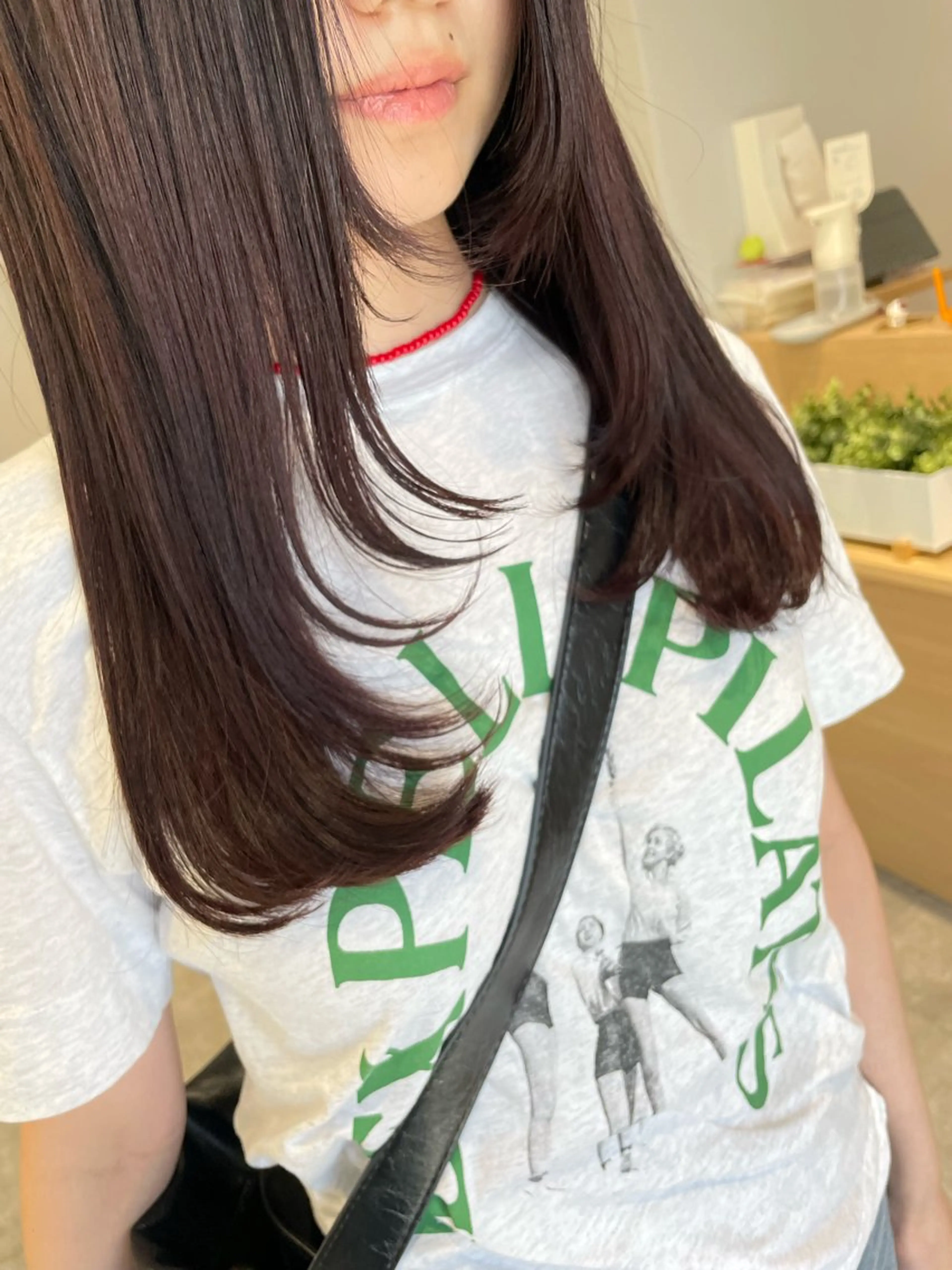 セミロング カラー Zina【梅田】 /田中 沙弥のヘアスタイル