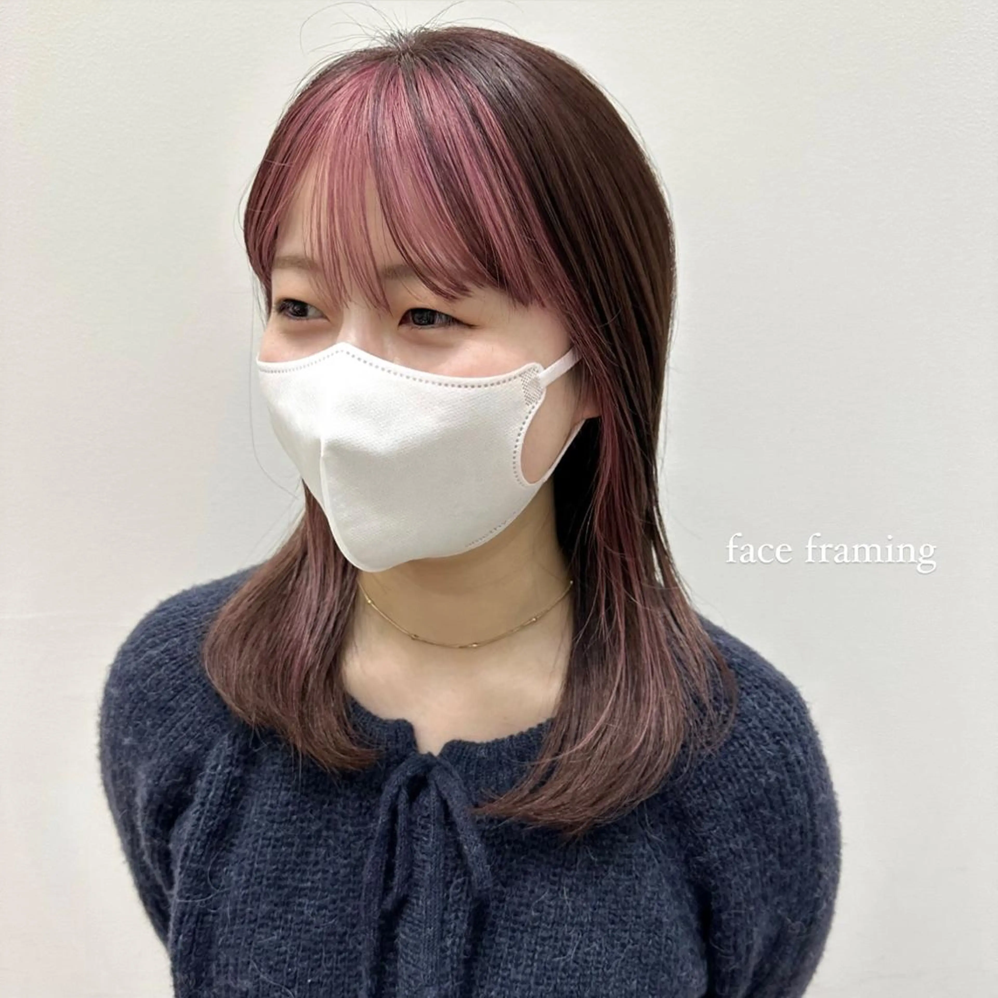 セミロング カラー ヘアカラー recipe 黒木 彩那のヘアスタイル