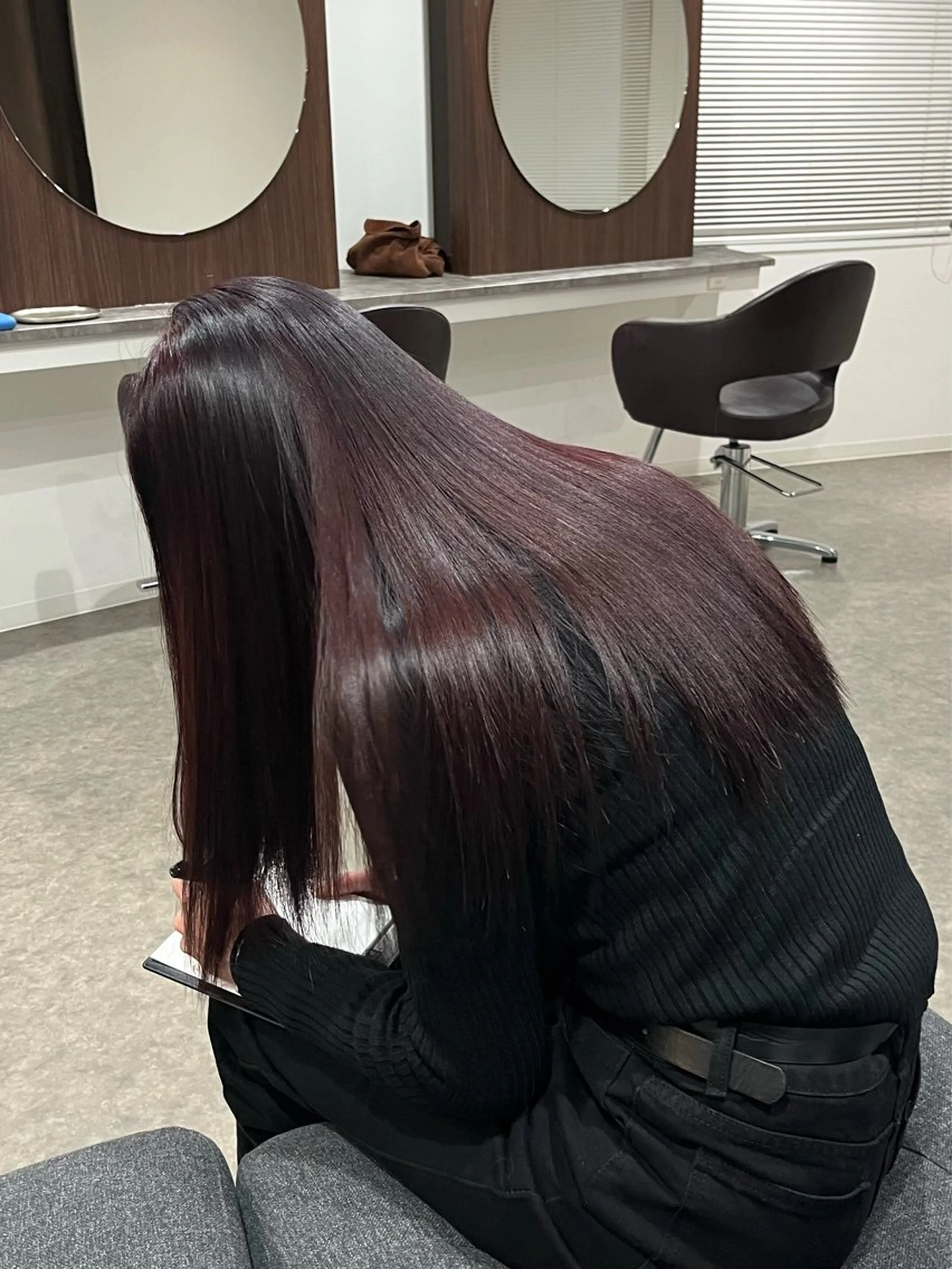 ロング タナカ レイヤのヘアスタイル