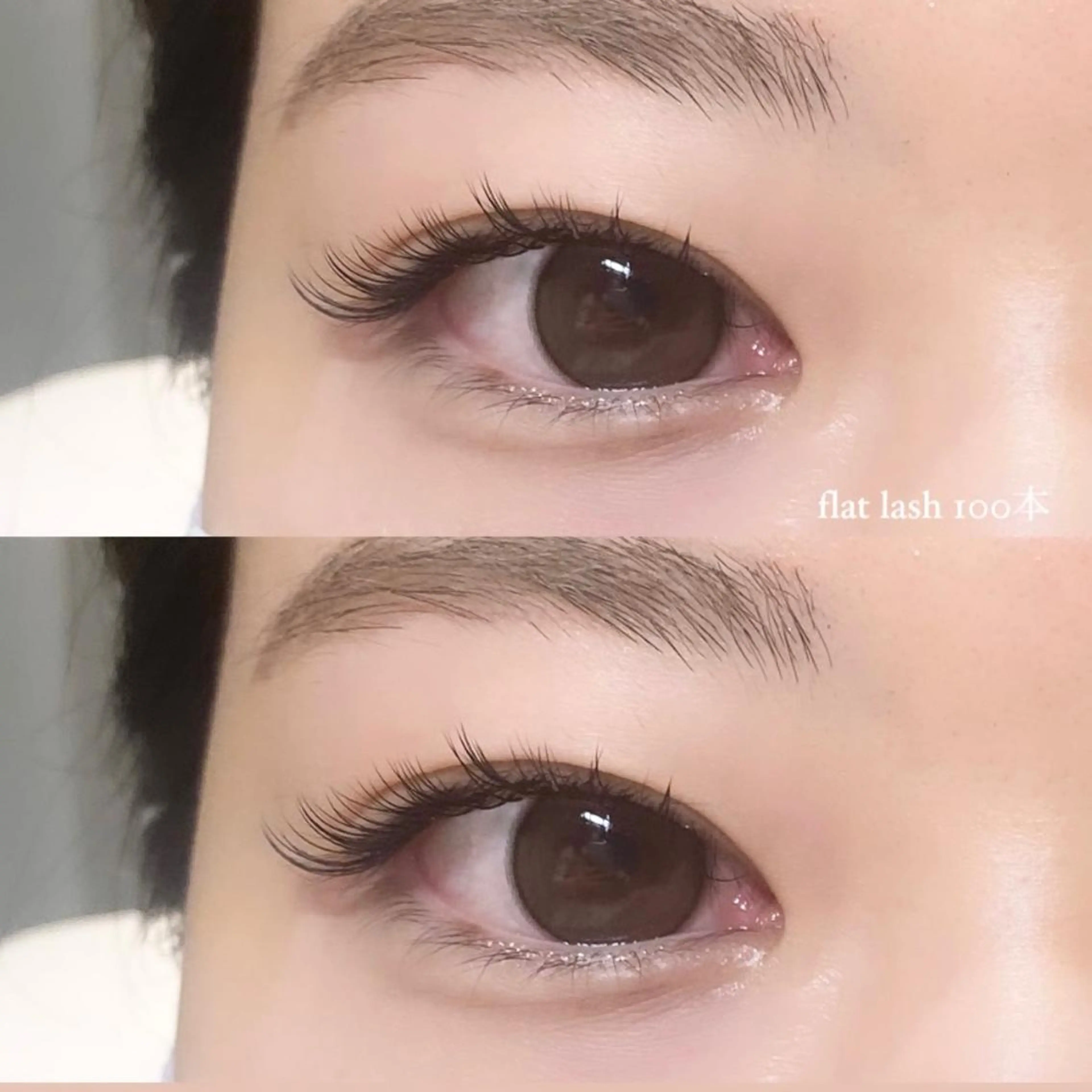 マツエク・マツパ フラットラッシュ 目尻長め 🎀 Suzunoのマツエク・マツパデザイン