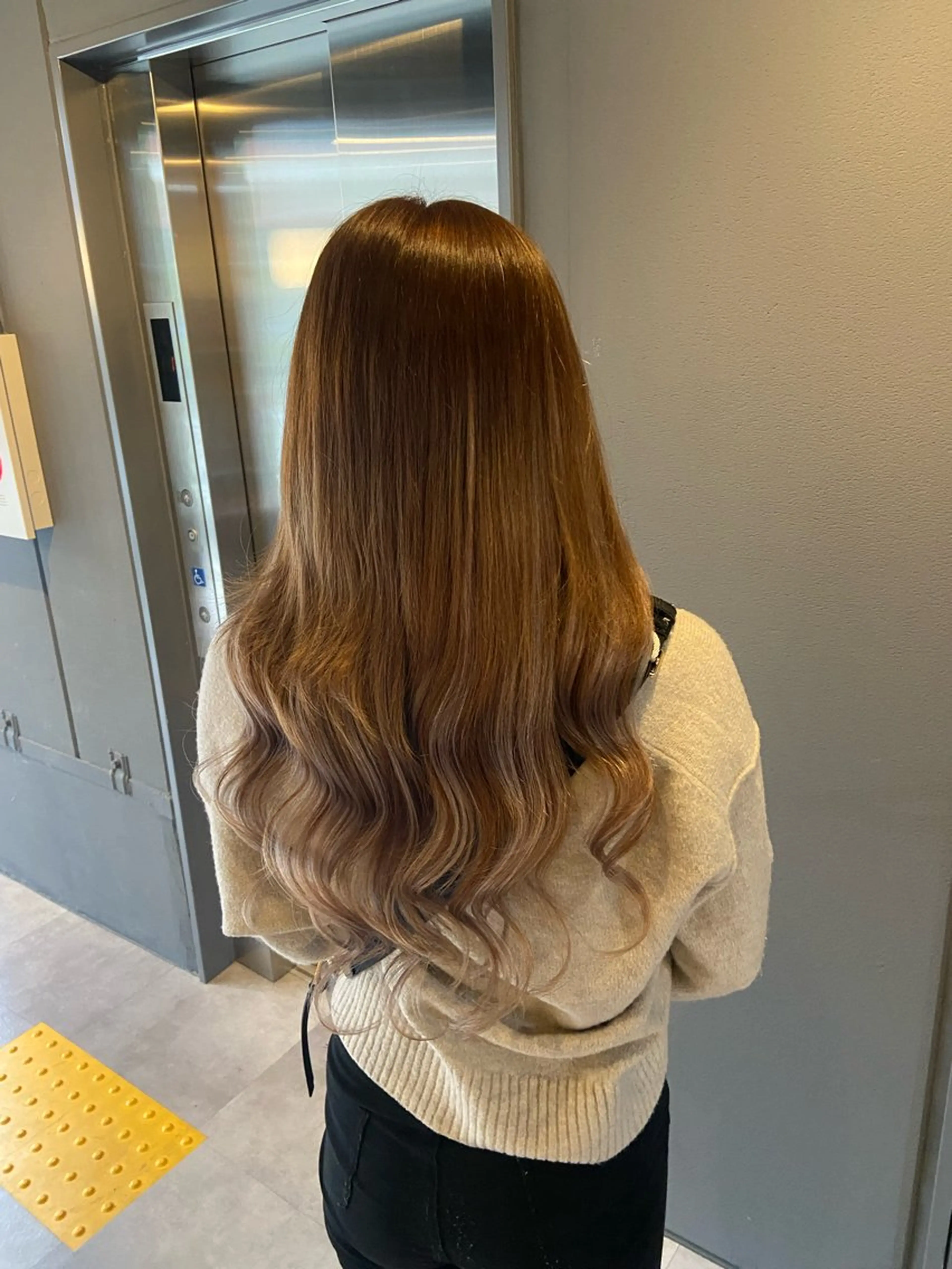 ロング 🎀カット 縮毛矯正 モデル /烏丸御池のヘアスタイル