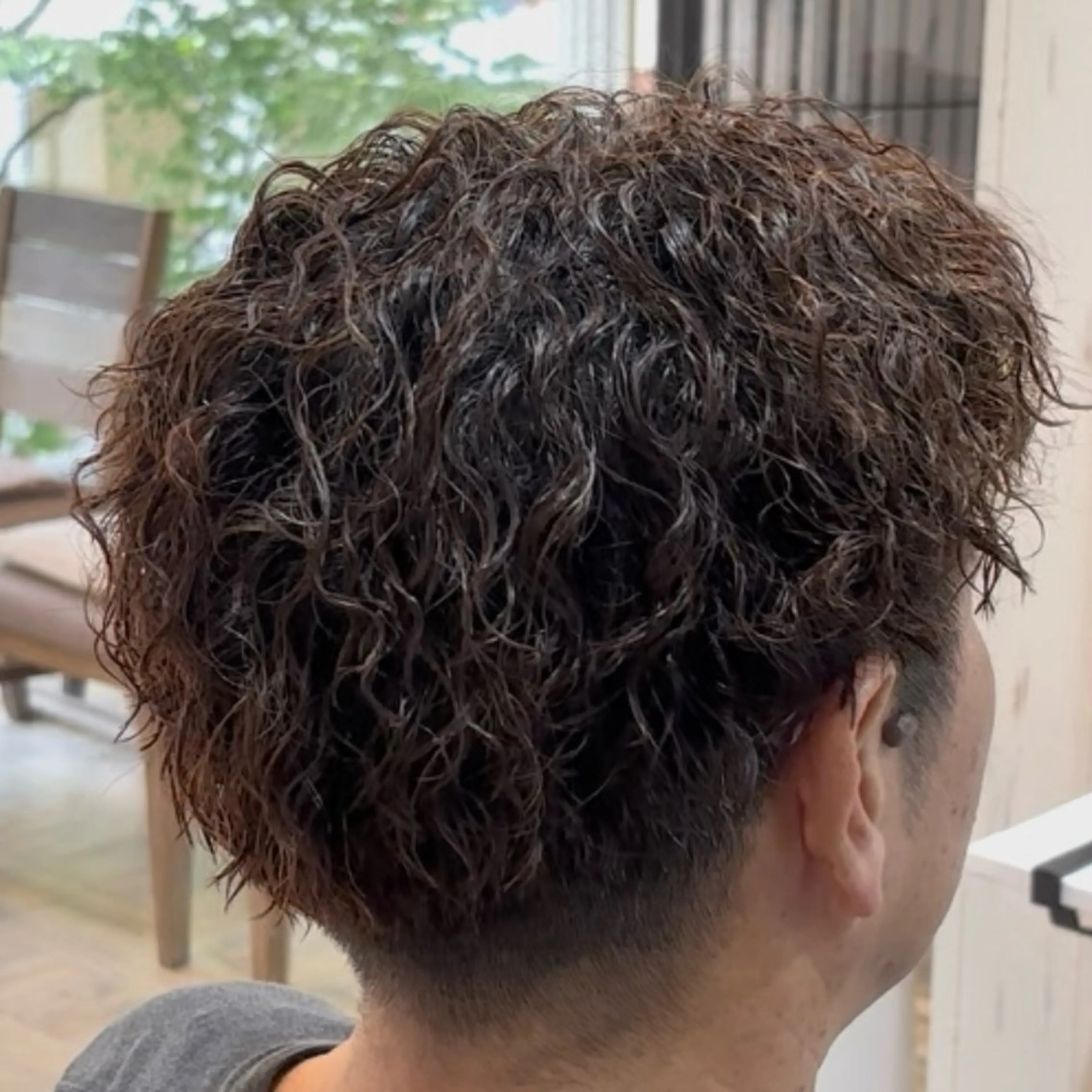 ショート パーマ メンズ カット パーマ 💥桜木町メンズ専門 💥ルキのヘアスタイル
