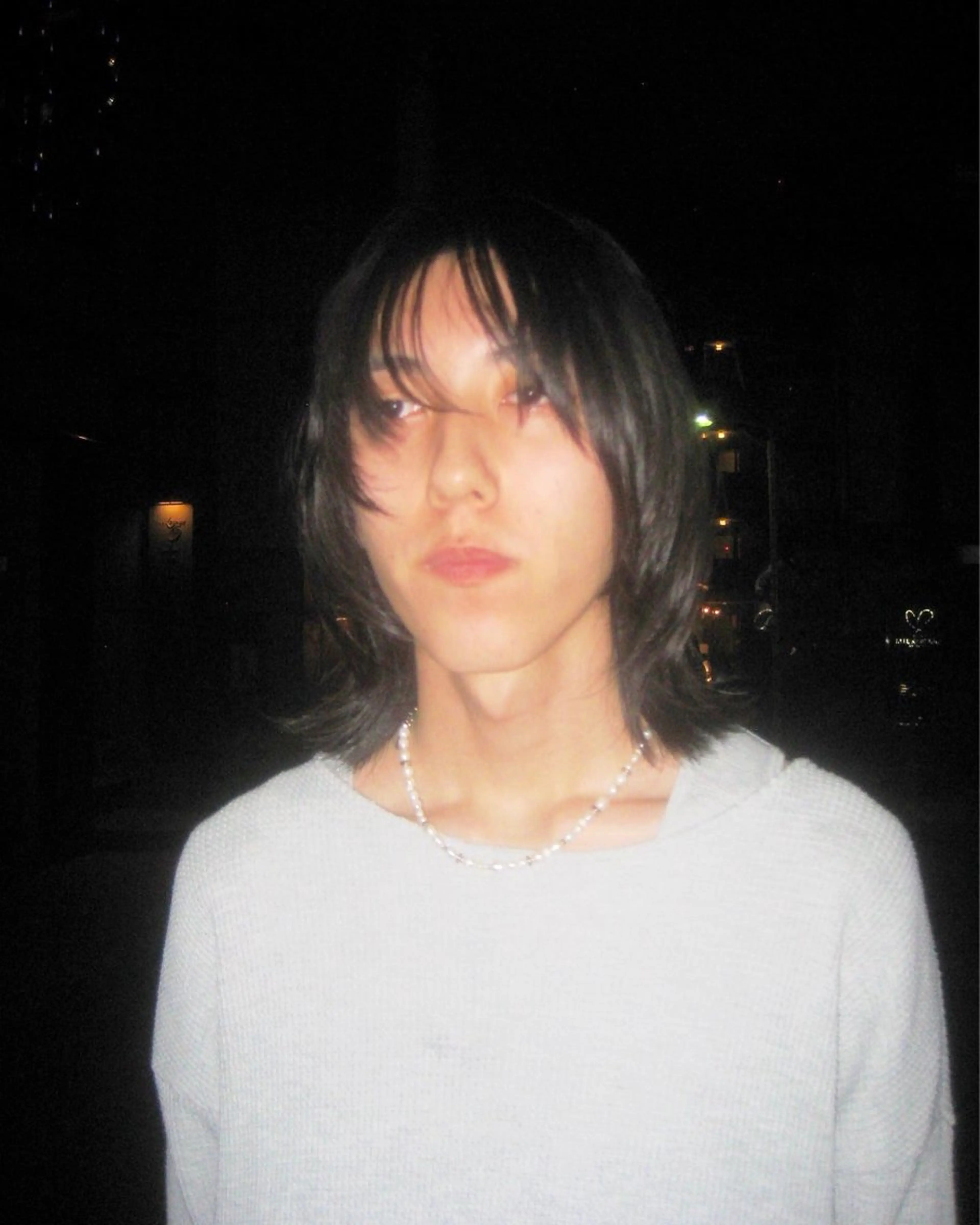 セミロング メンズ 似合わせカット /パーマ岡本淳平のヘアスタイル