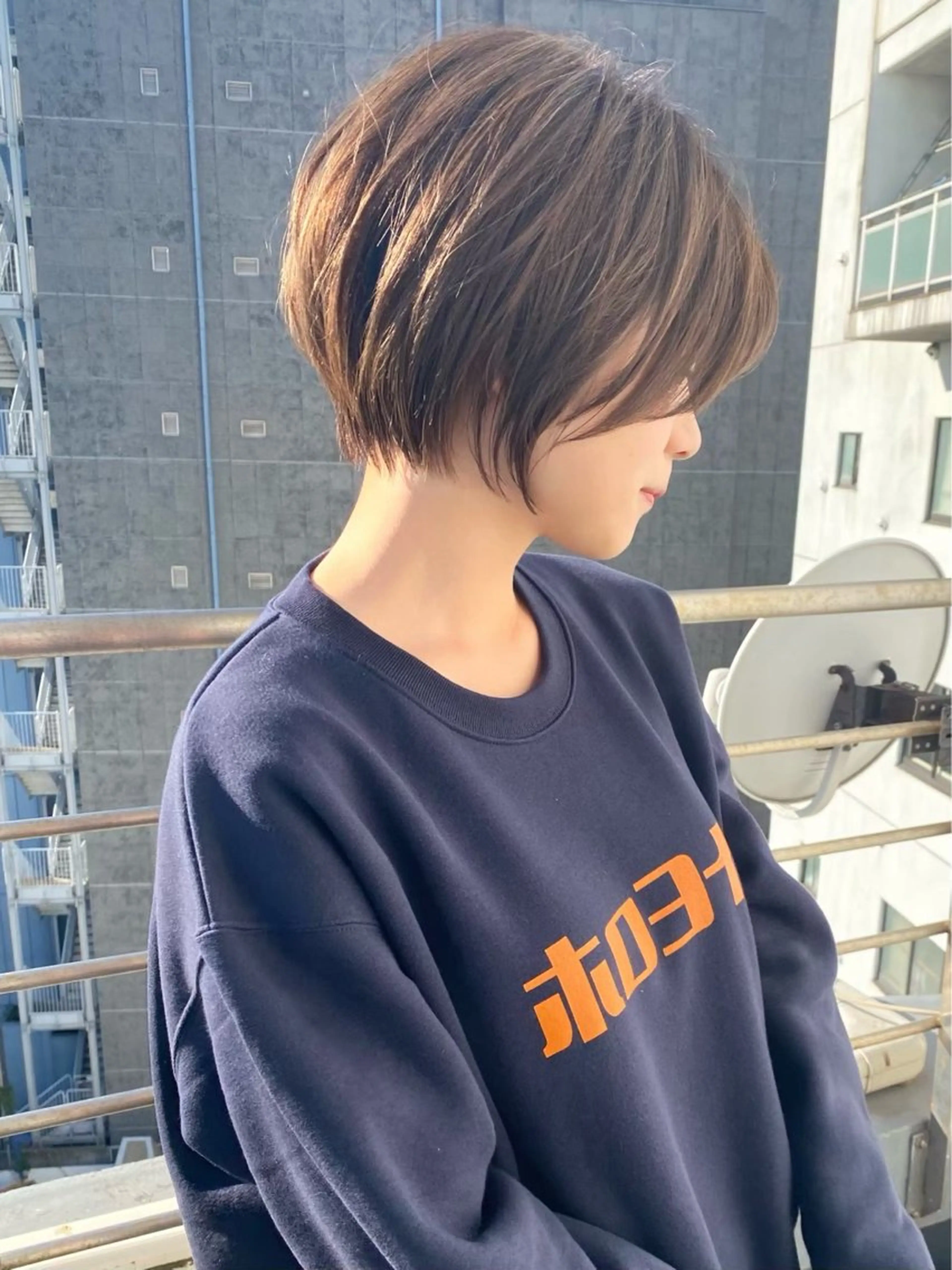 ショート くびれヘア 顔周りカット ハッシュカット 髪質改善 韓国風ヘア カット ヘアカラー トリートメント 博多ベージュ 🐻松井傑のヘアスタイル