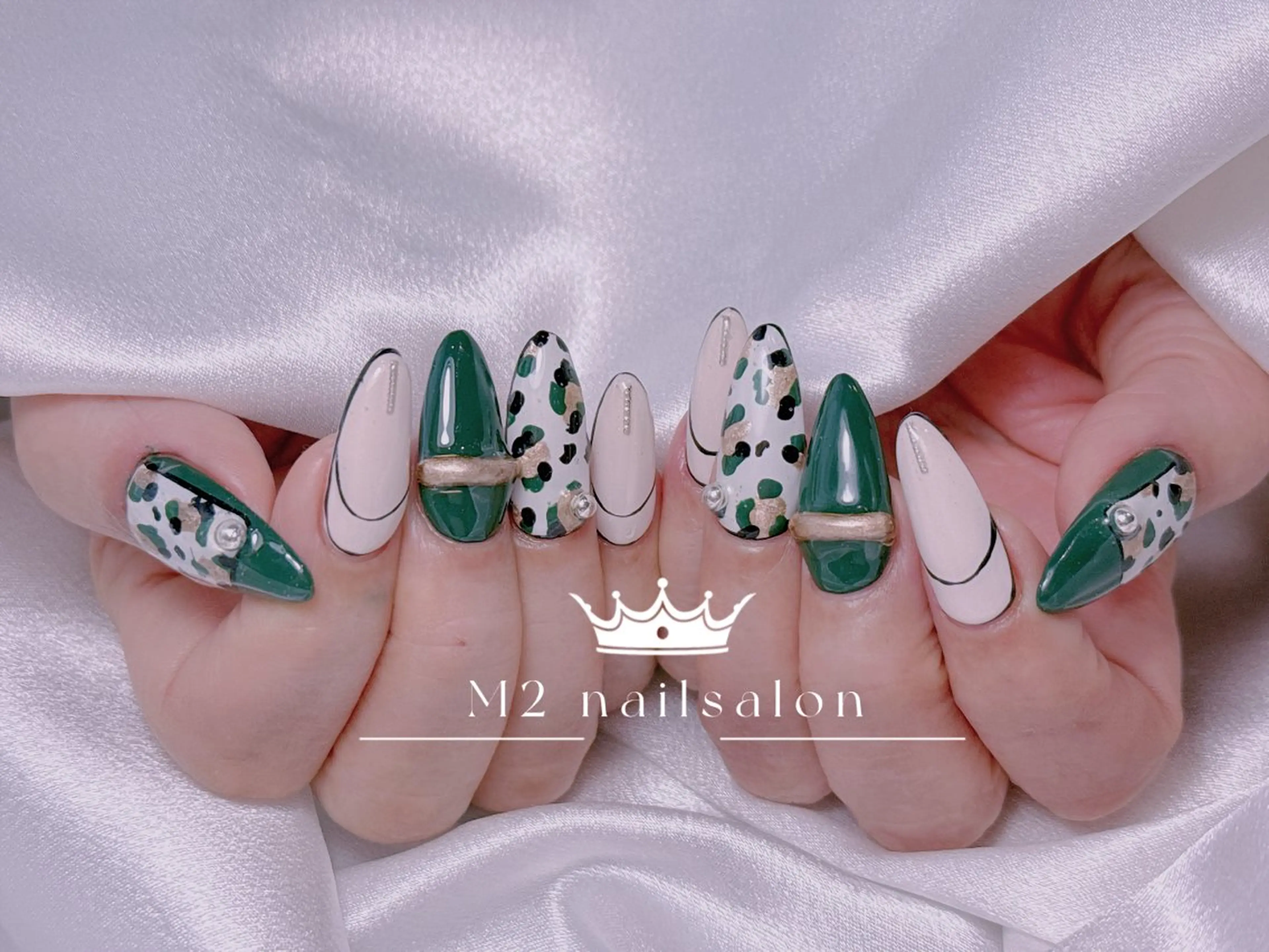 ネイル ハンドネイル 長さだし専門店 M2　rikaのネイルデザイン