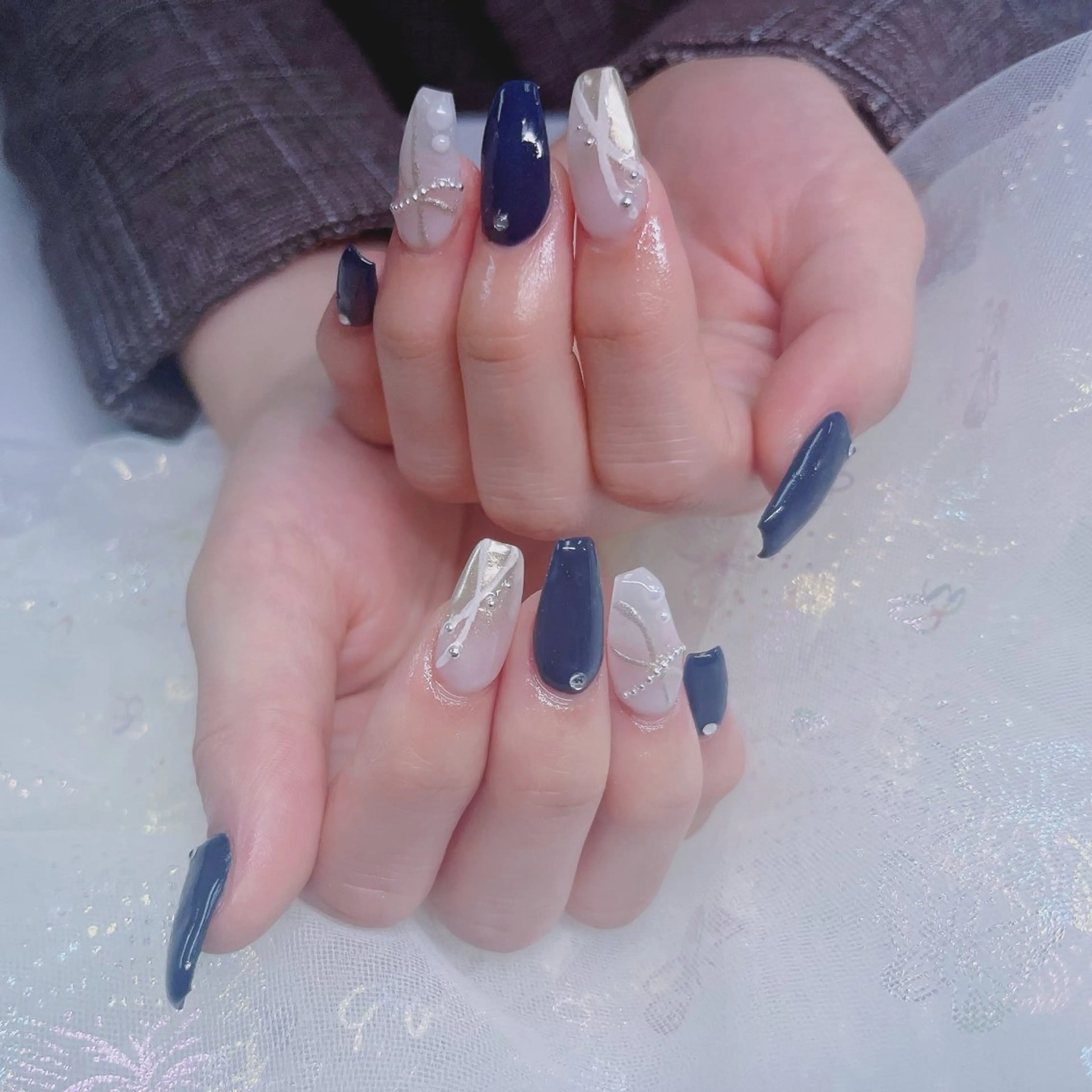 ネイル パーツ全部¥110 サロンミミのネイルデザイン