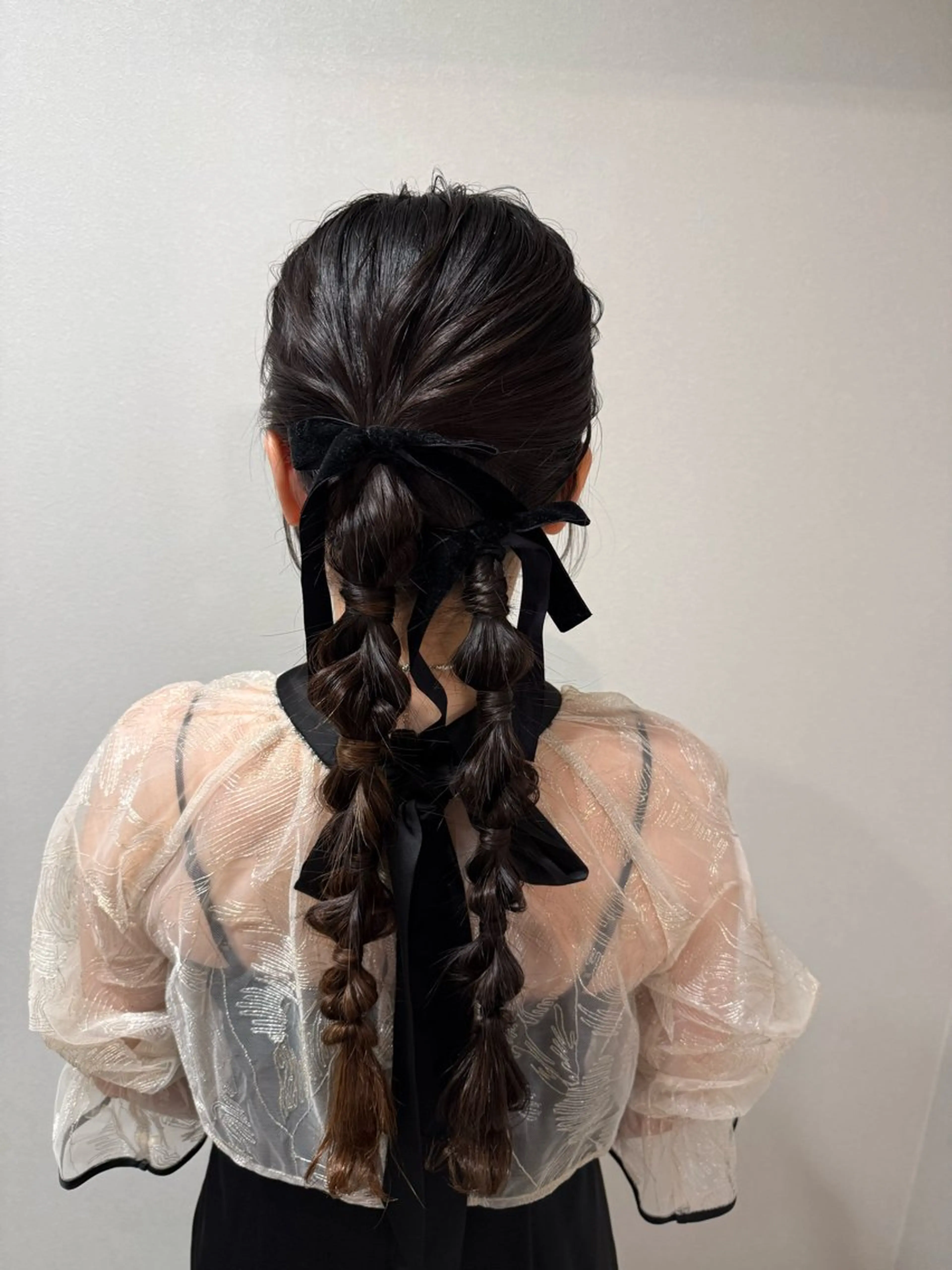 ロング ヘアセット see. アズサのヘアスタイル