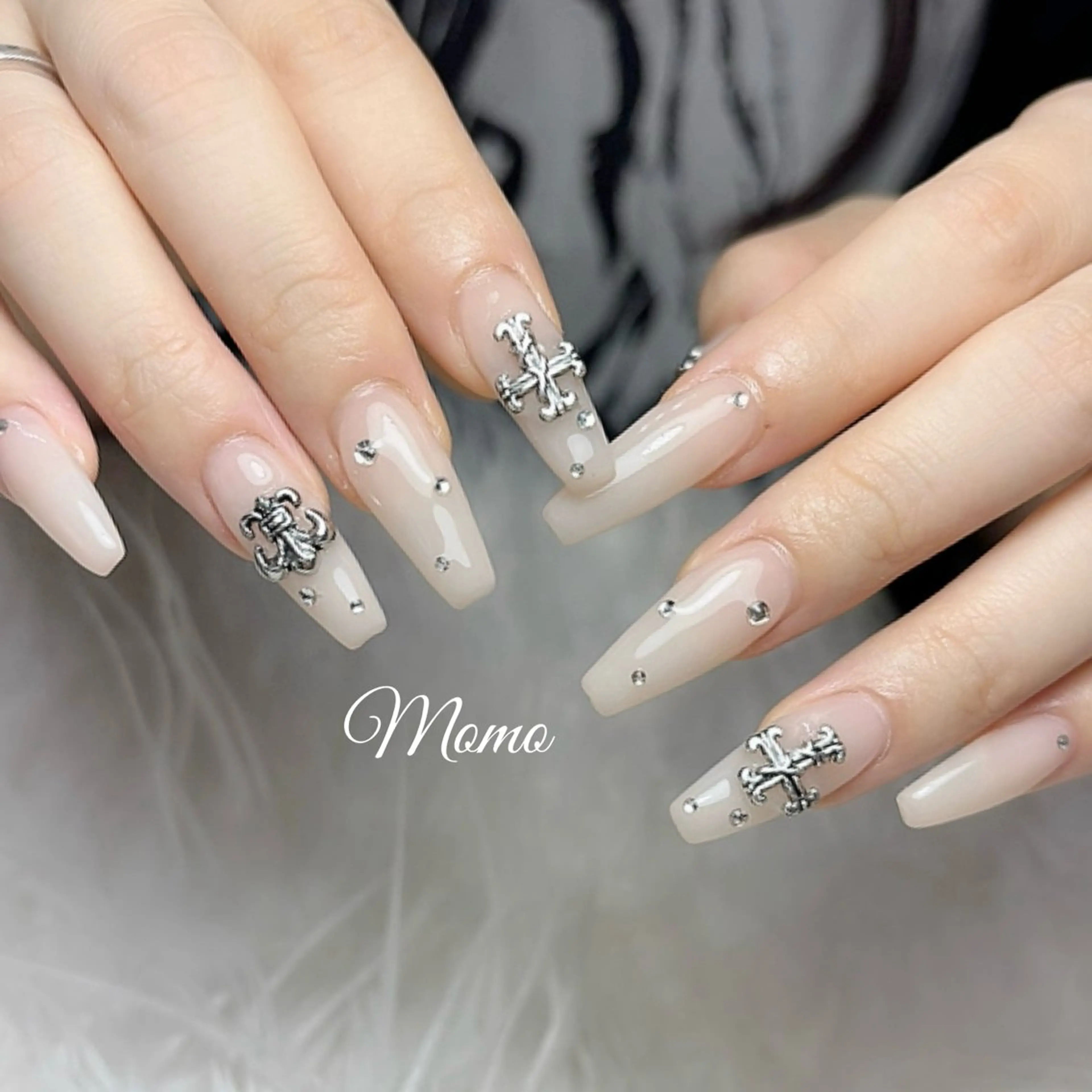 ネイル ワンカラーネイル スカルプネイル Nail&eyelash Momo所属・Nail Salon Momoのネイルデザイン