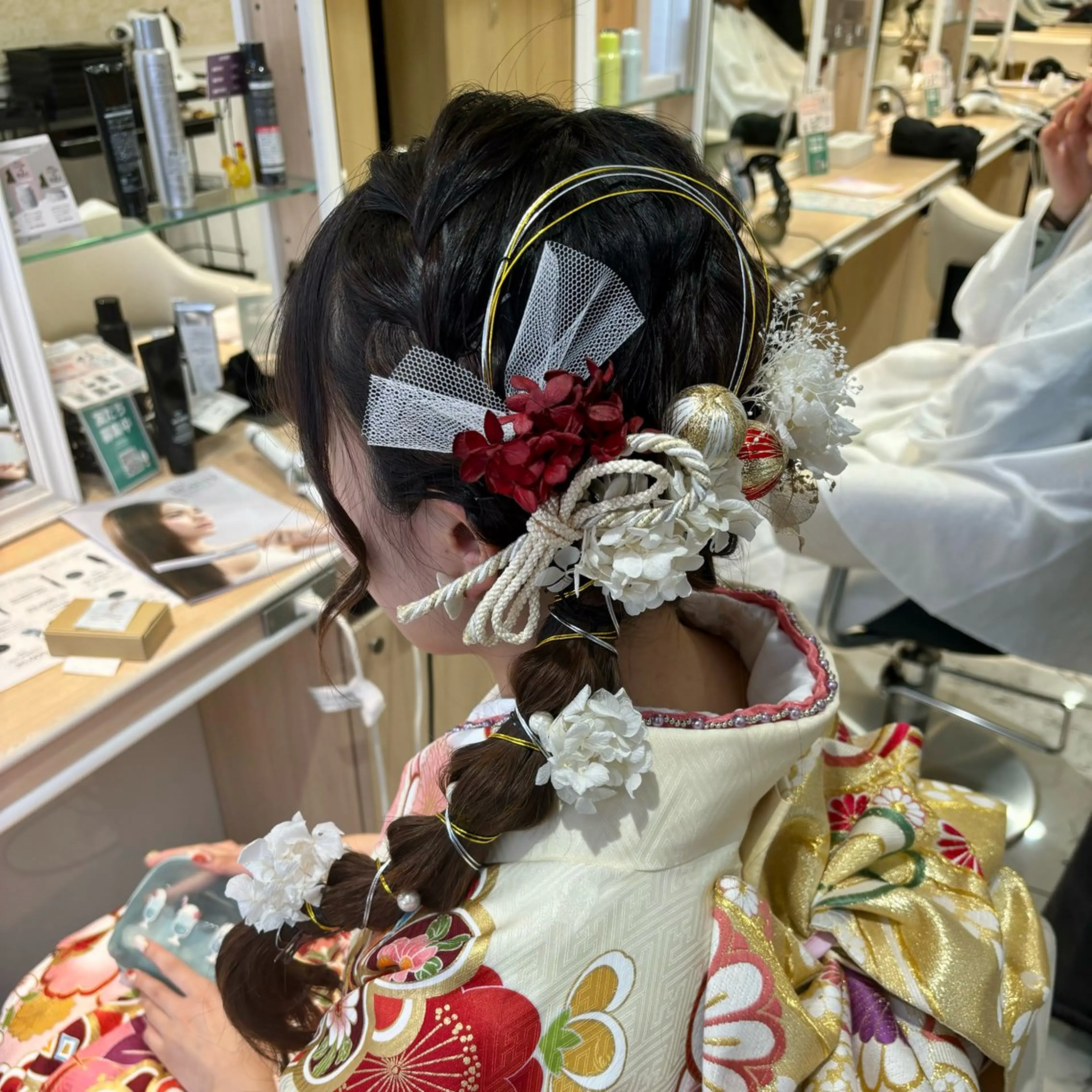 ロング ヘアアレンジ ヘアセット 宮永 璃沙のヘアスタイル