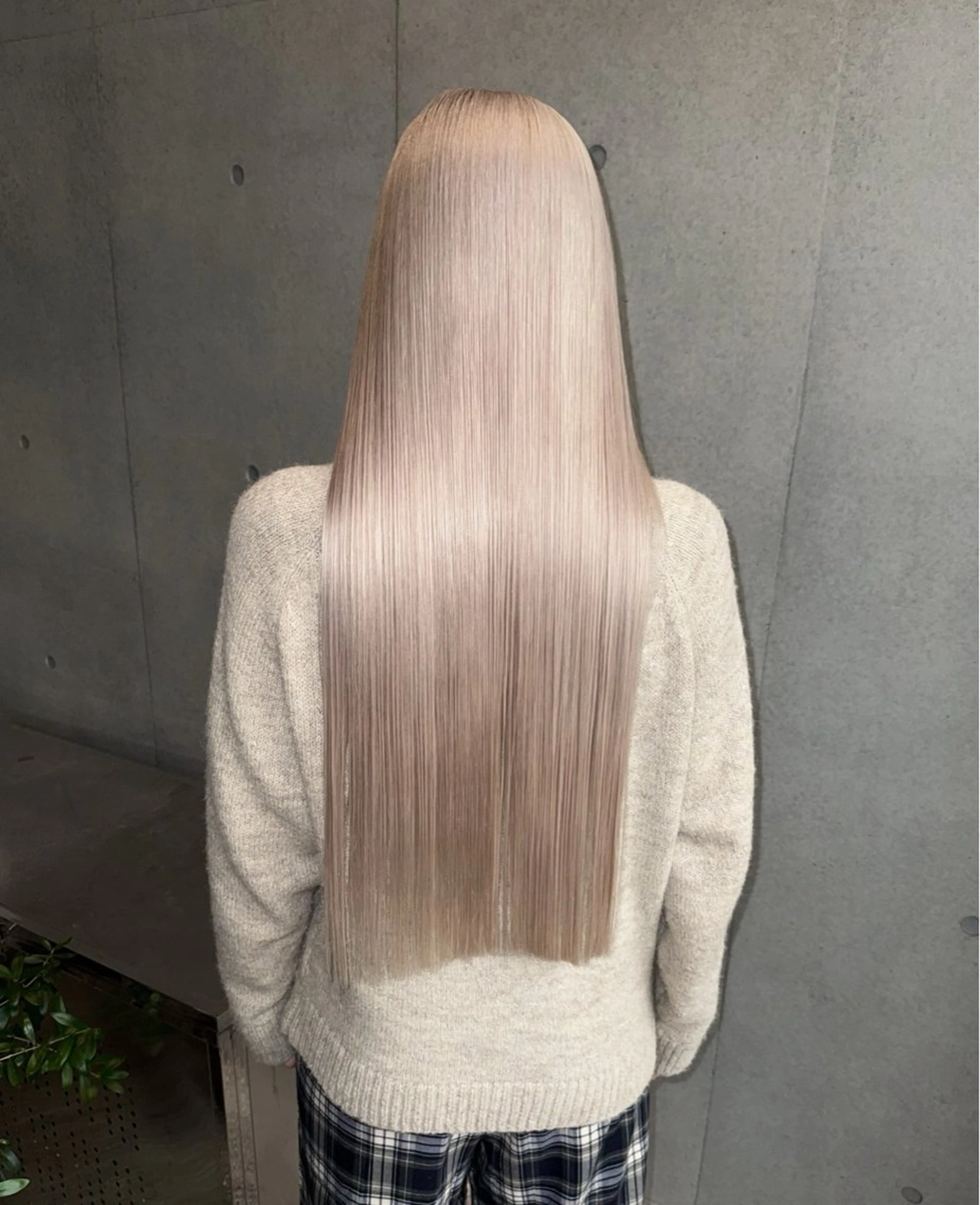 ロング カット ヘアカラー トリートメント 表参道ハイトーン 韓国ヘア長田雄希のヘアスタイル