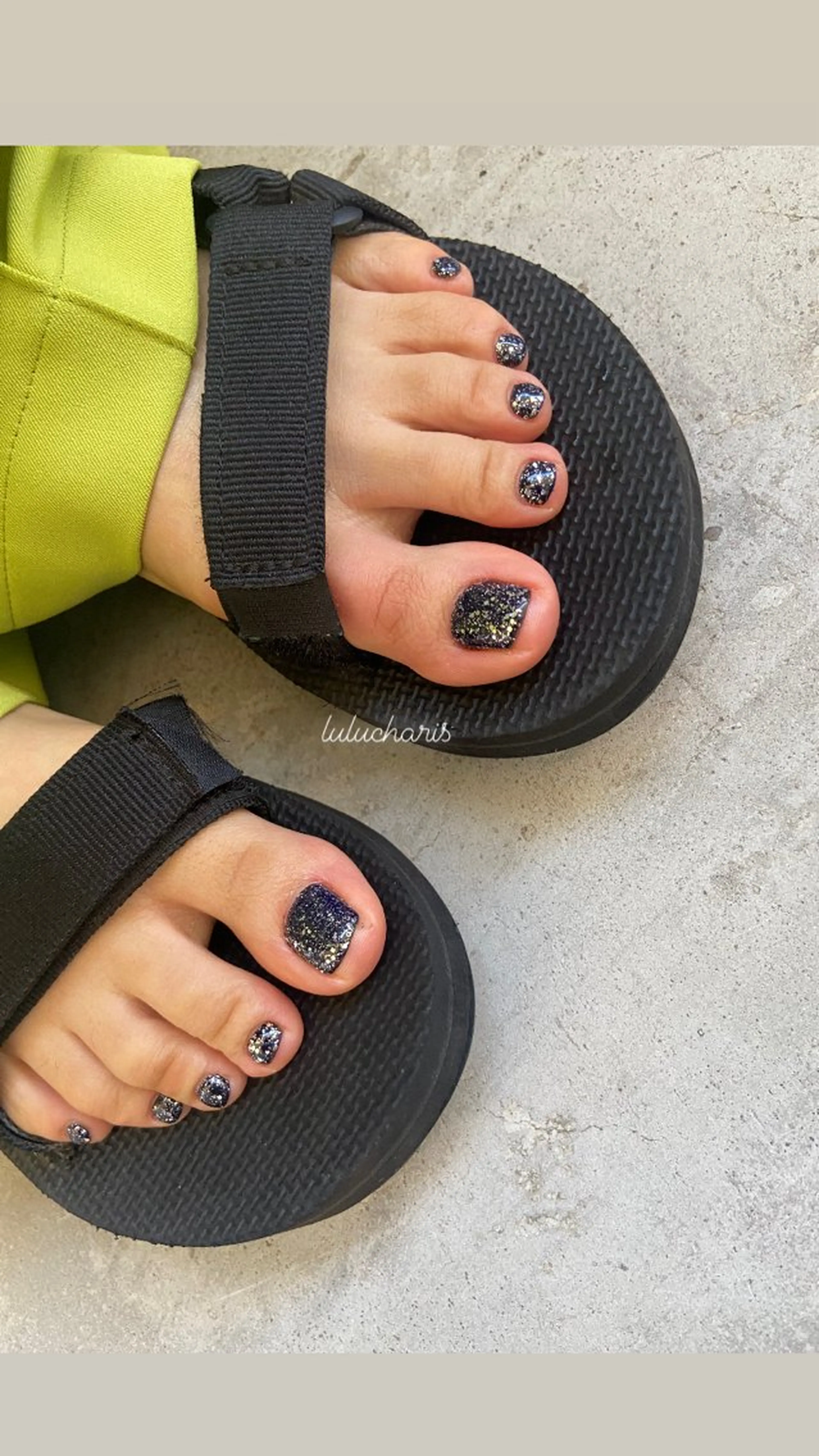 ネイル フットネイル 持ち込み lulucharis nailのネイルデザイン