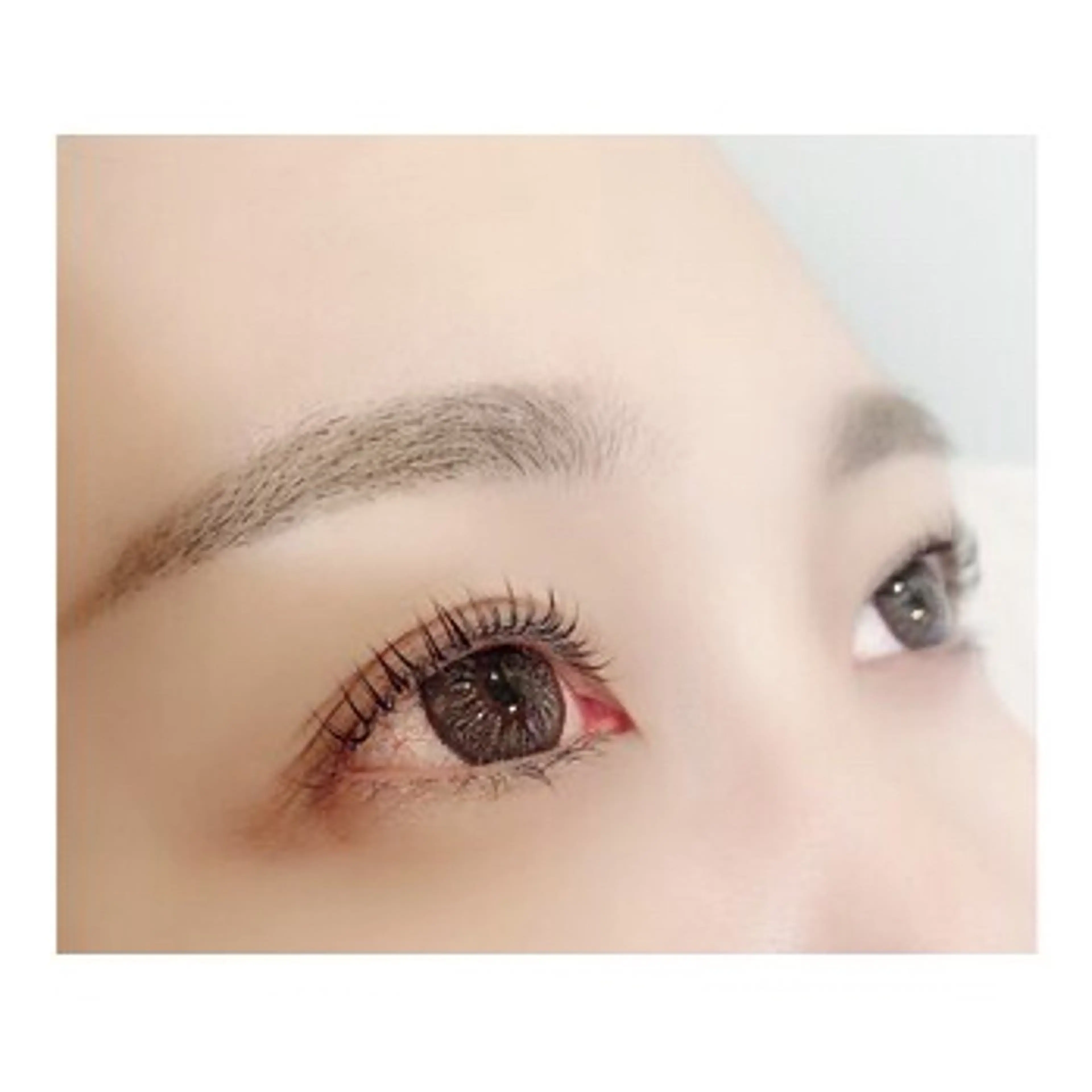 パリジェンヌラッシュリフト　　　　　　　　　　　　　　※お目元のお写真をお撮りしても良い方の写真