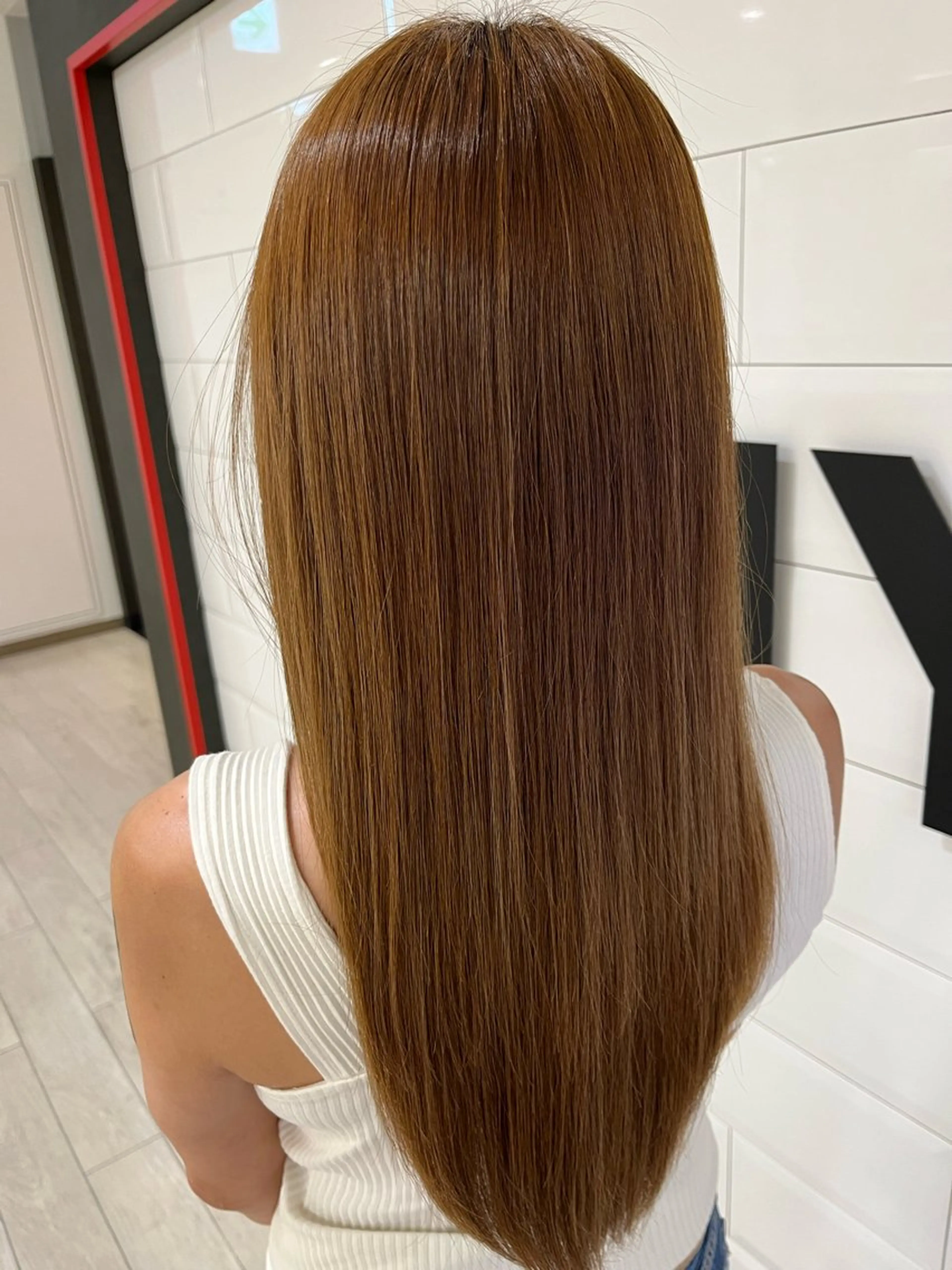 ロング カラー パーマ 髪質改善 ストレートパーマ カット 縮毛矯正 トリートメント ✨髪質改善✨ 田西　基彦のヘアスタイル