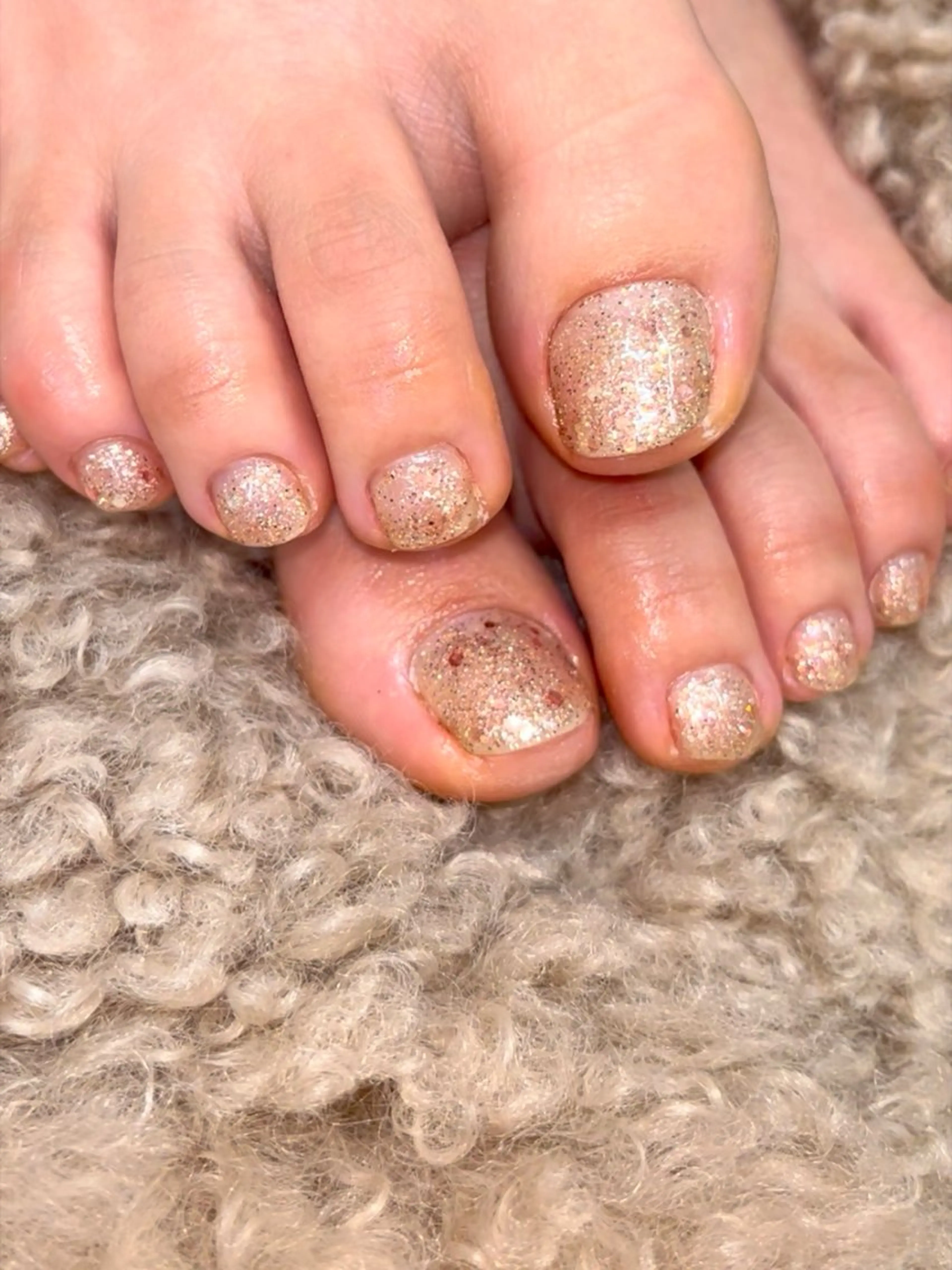 ネイル ラメ(グリッター) 春ネイル chipie yuuのネイルデザイン