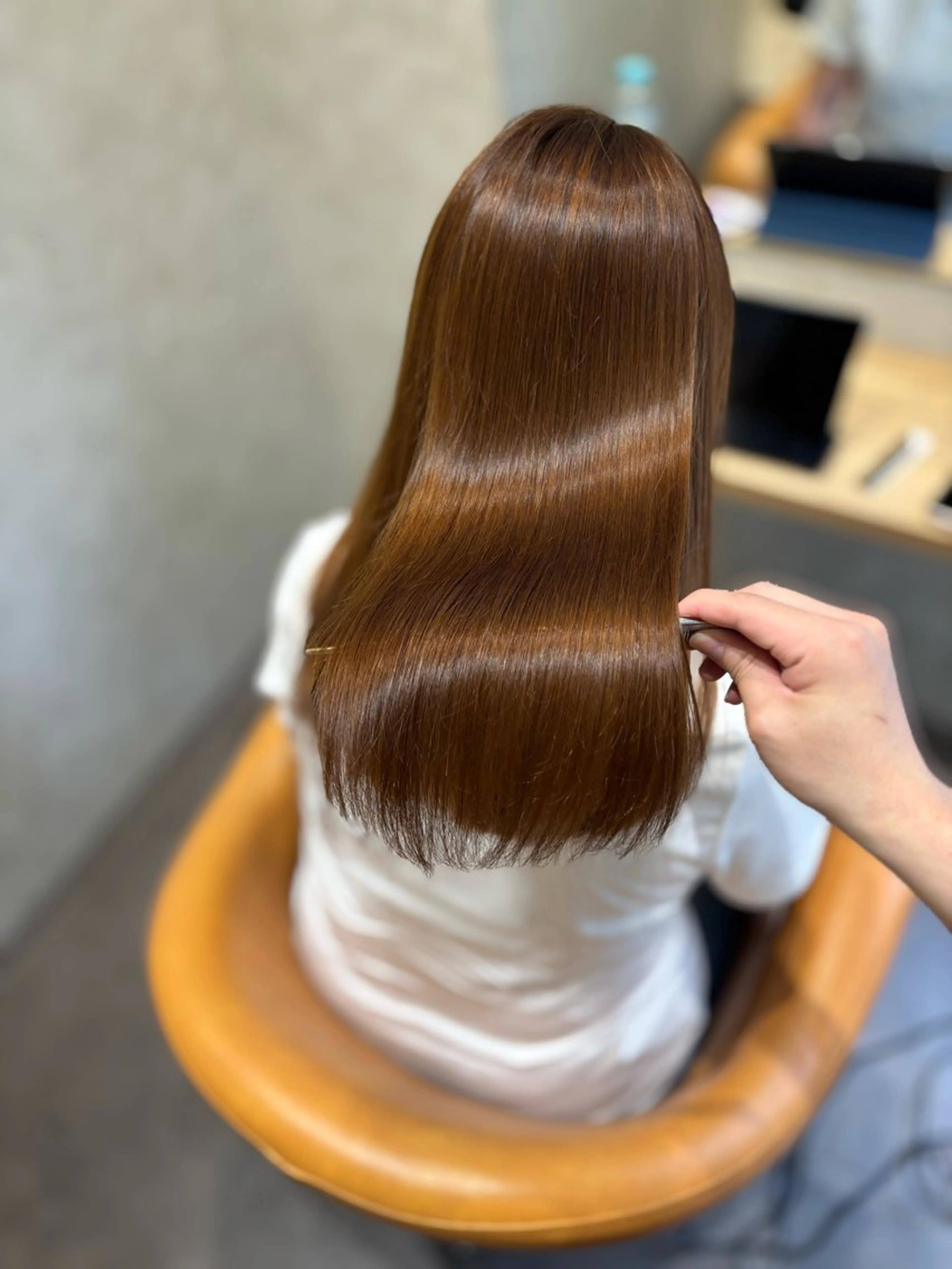 ミディアム カット ヘアカラー トリートメント 【美髪/艶縮毛矯正】 ☘️Taketo☘️のヘアスタイル