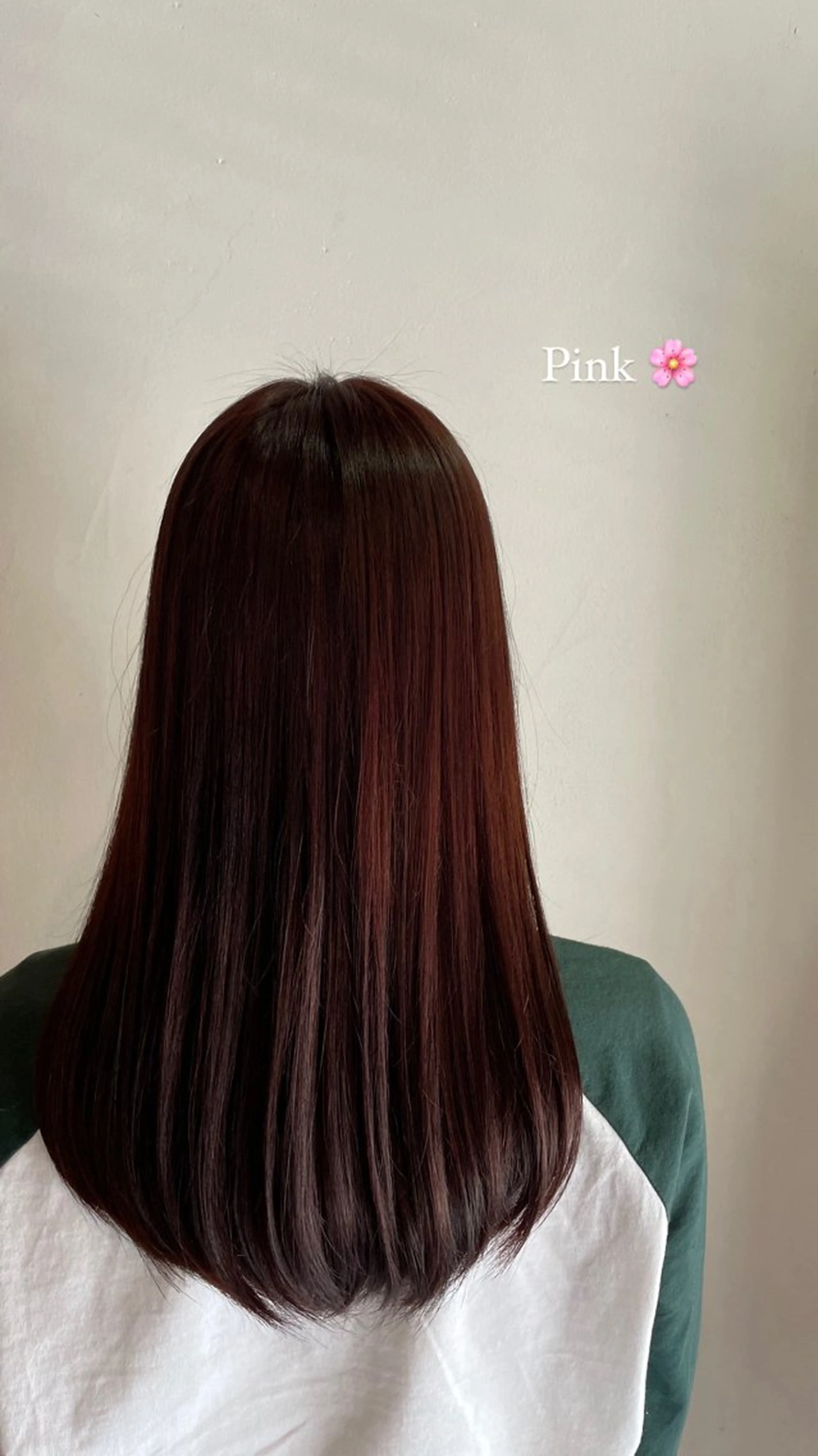 ロング カラー ピンクカラー ⛲️every 🌼 平子 歩美 ☺︎のヘアスタイル