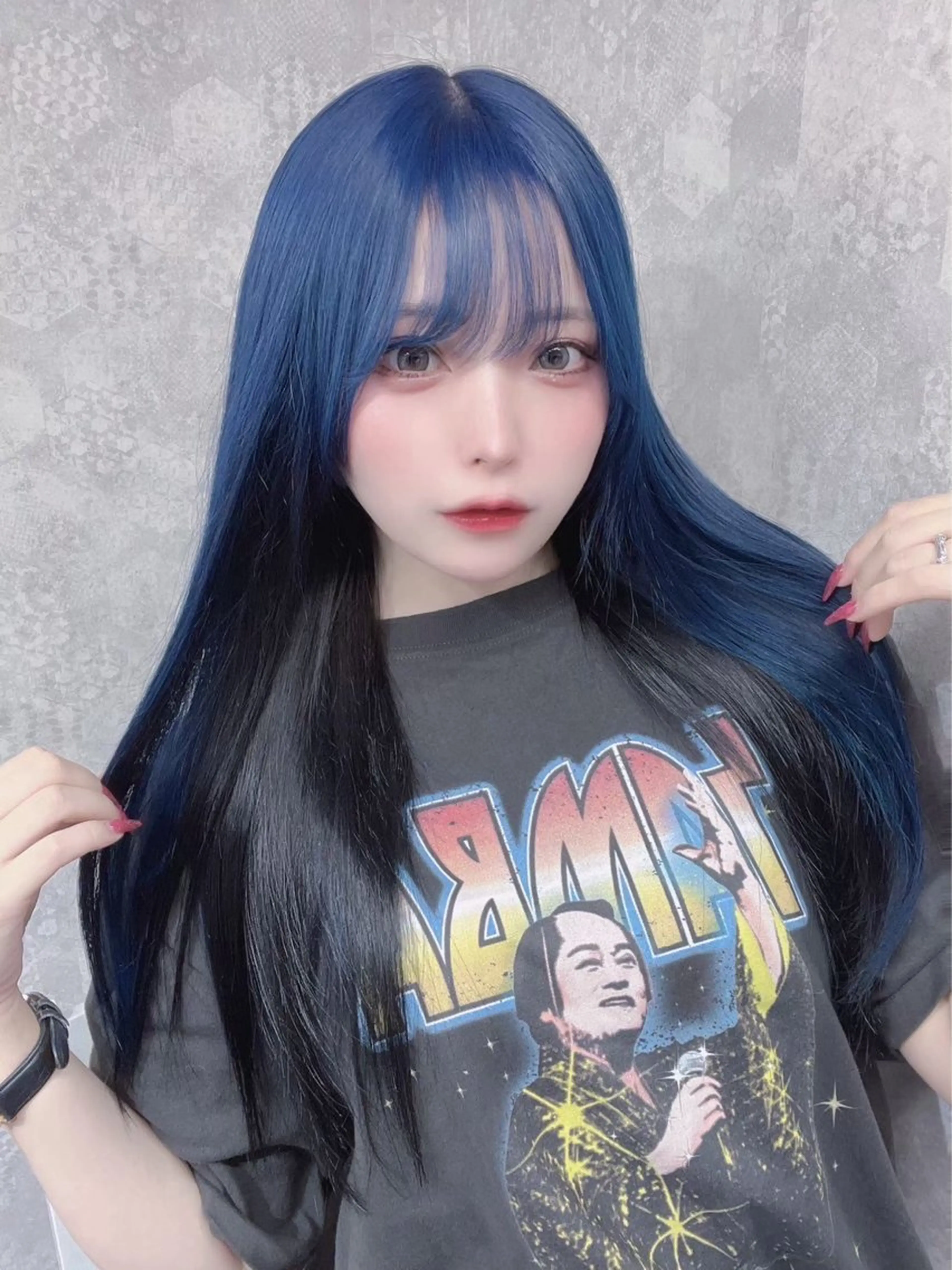 ロング 島川 蒼梧のヘアスタイル