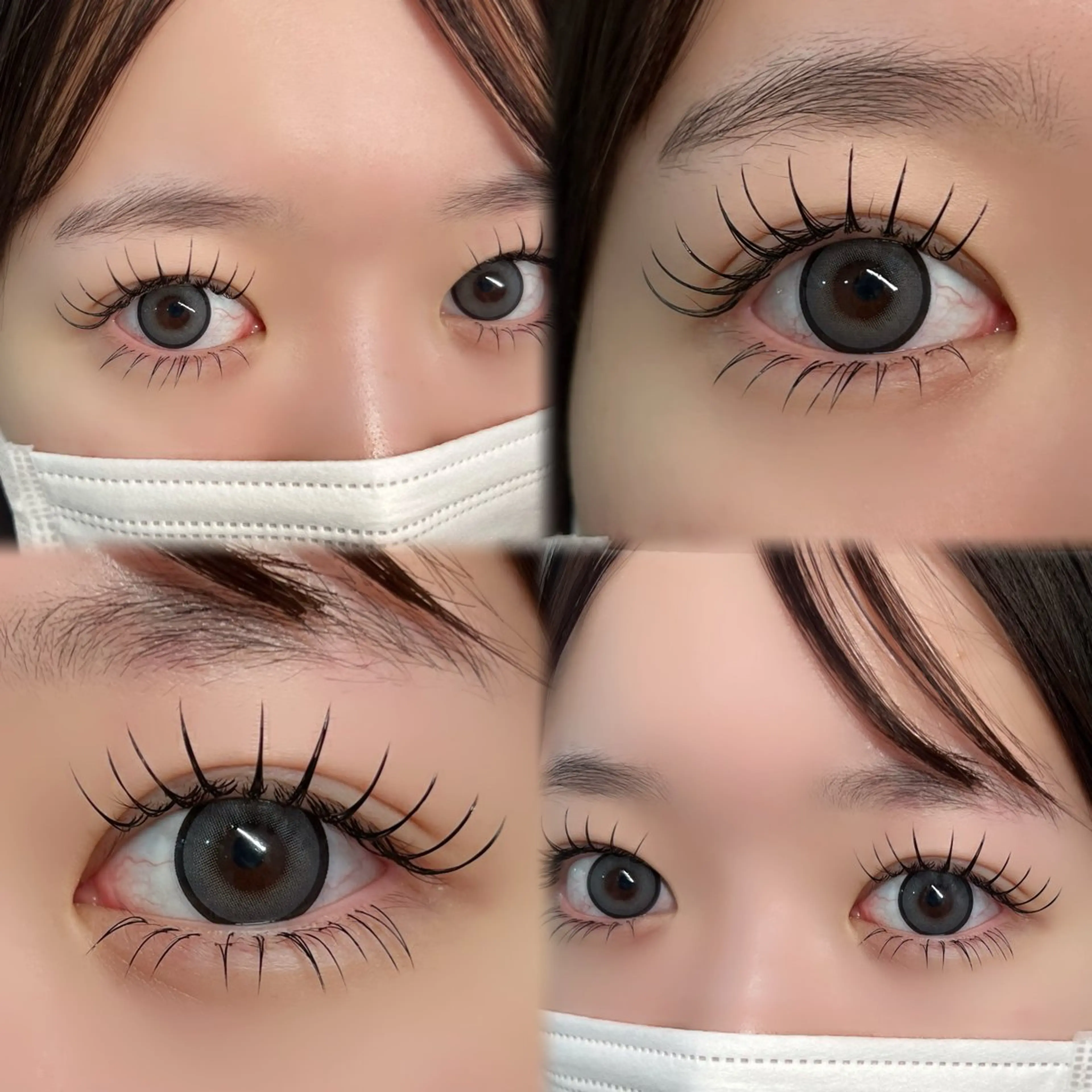 マツエク・マツパ フラットラッシュ GALN💛mami バインドロックのマツエク・マツパデザイン