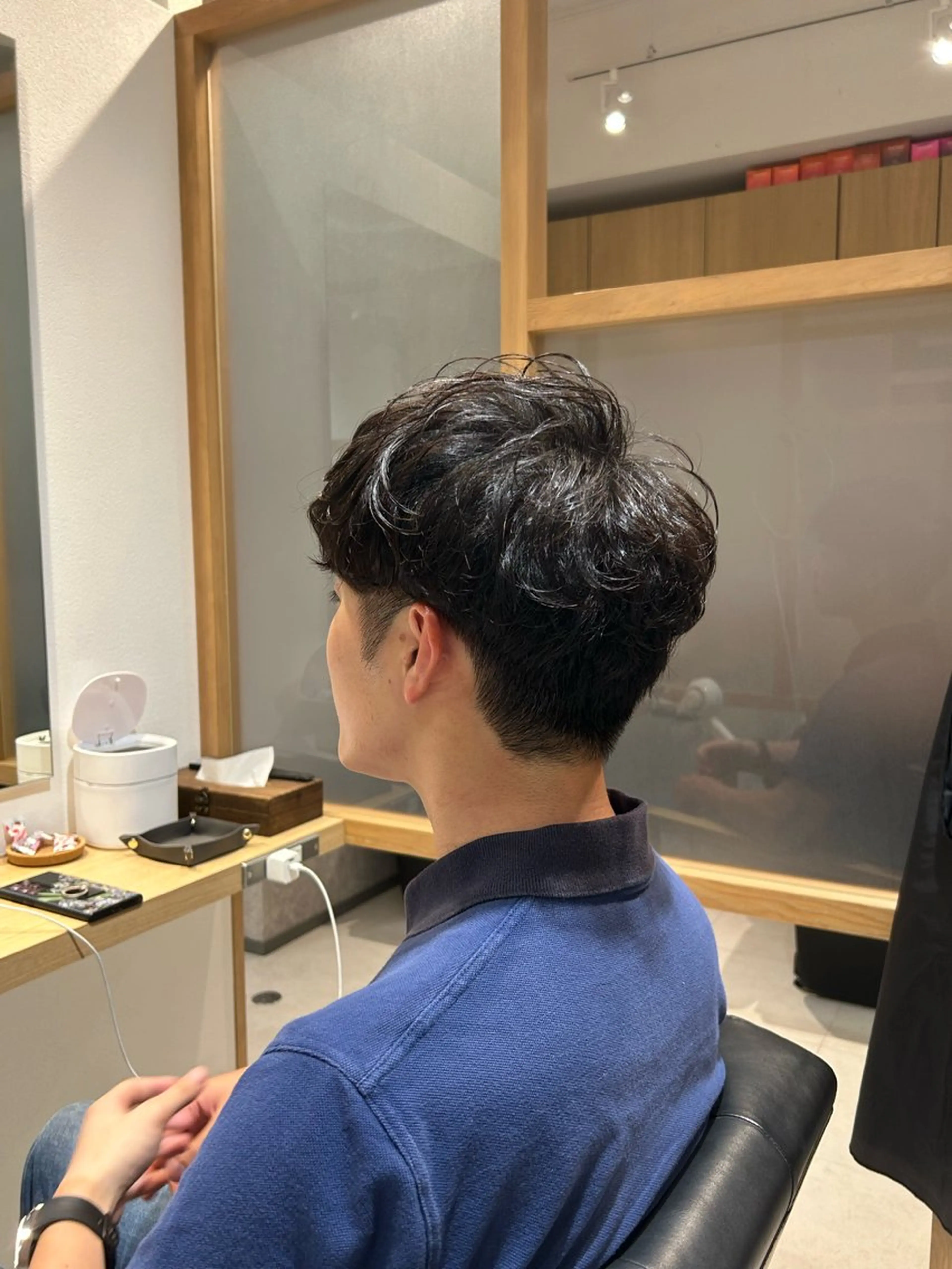 パーマ メンズ 佐藤 嶺のヘアスタイル