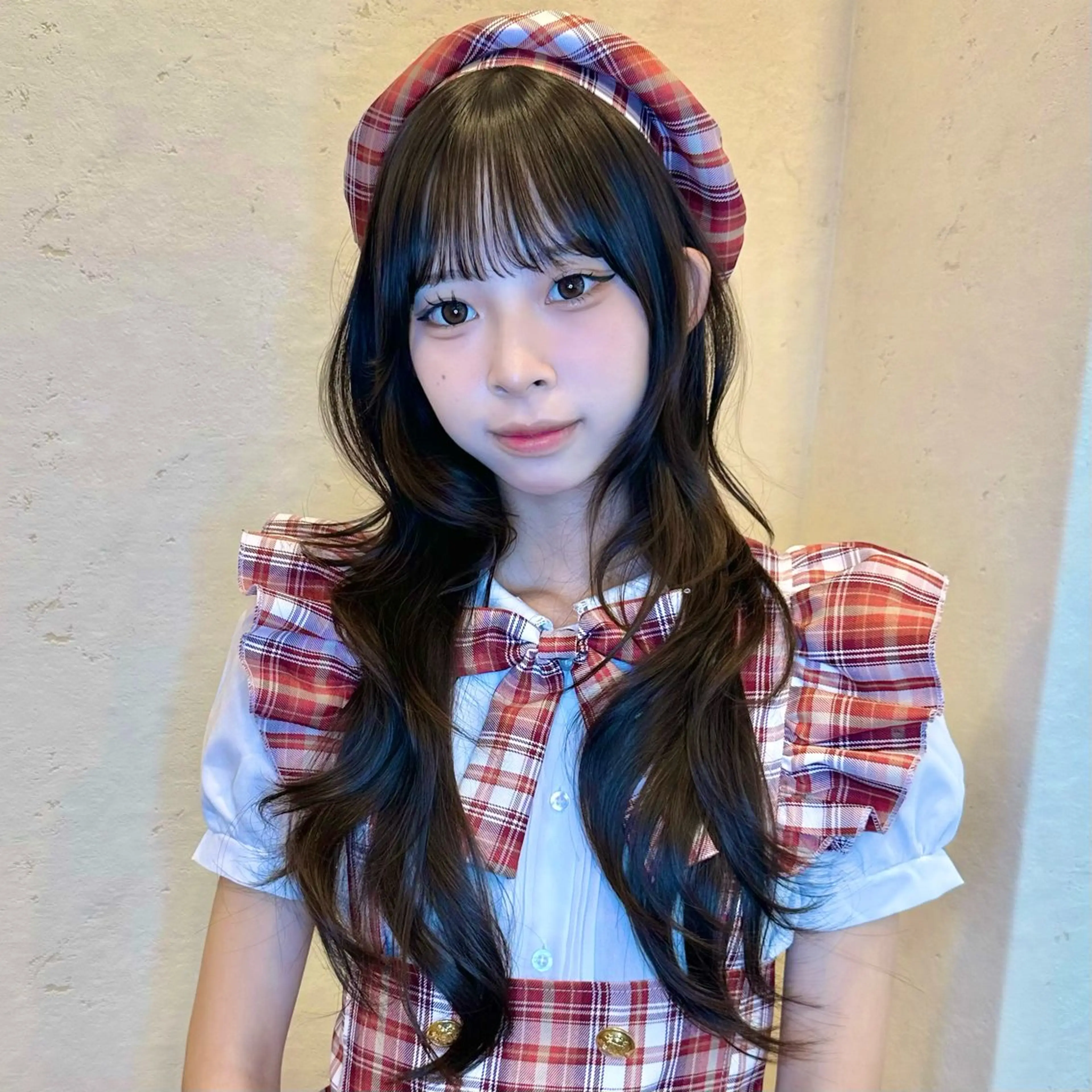 ロング 🌹ハッシュカット、 レイヤー韓国ヘア🌹のヘアスタイル