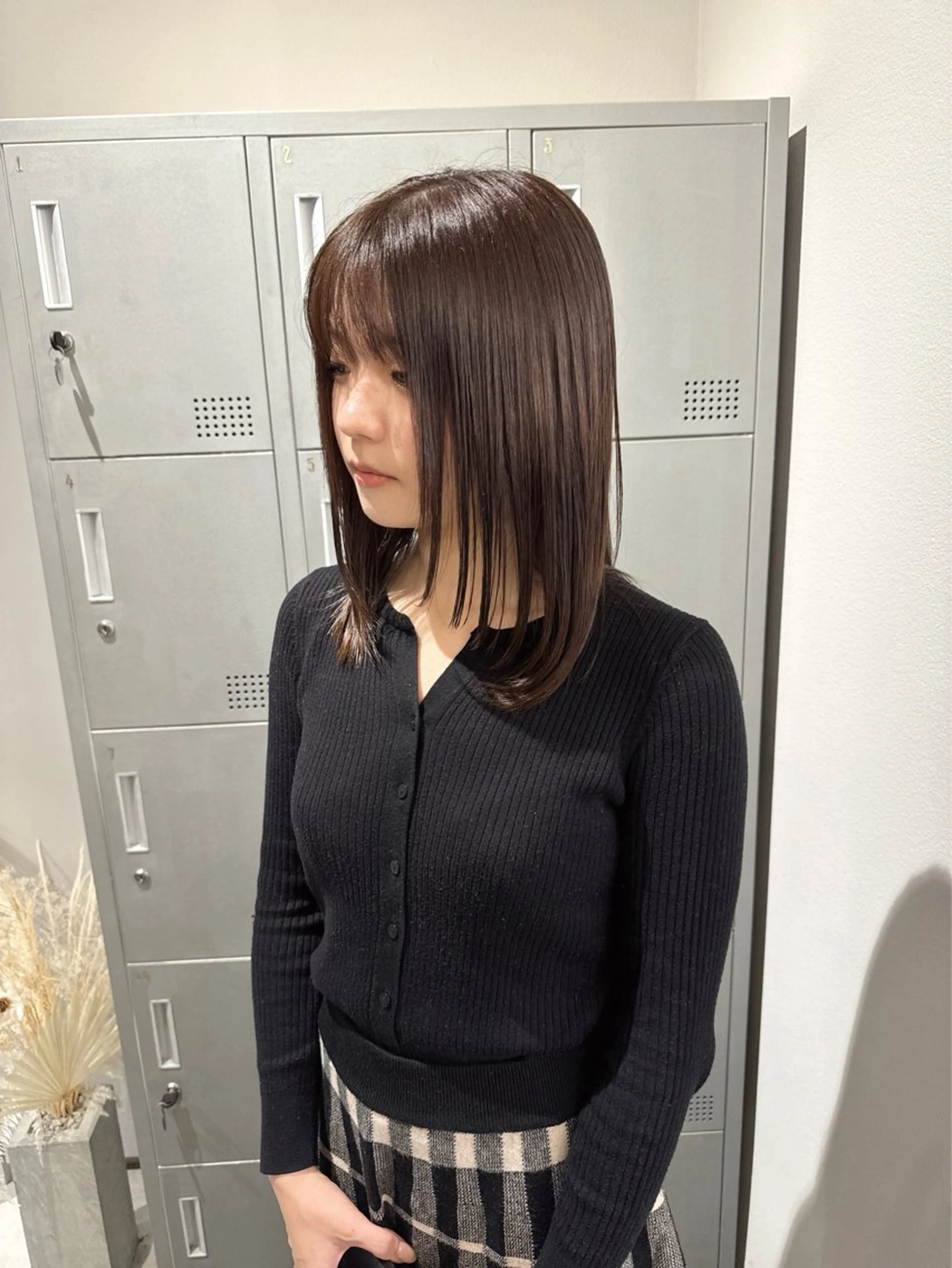 ミディアム カット ヘアカラー 【天満1艶髪】潤艶/ 髪質改善🌹釣本竜哉のヘアスタイル