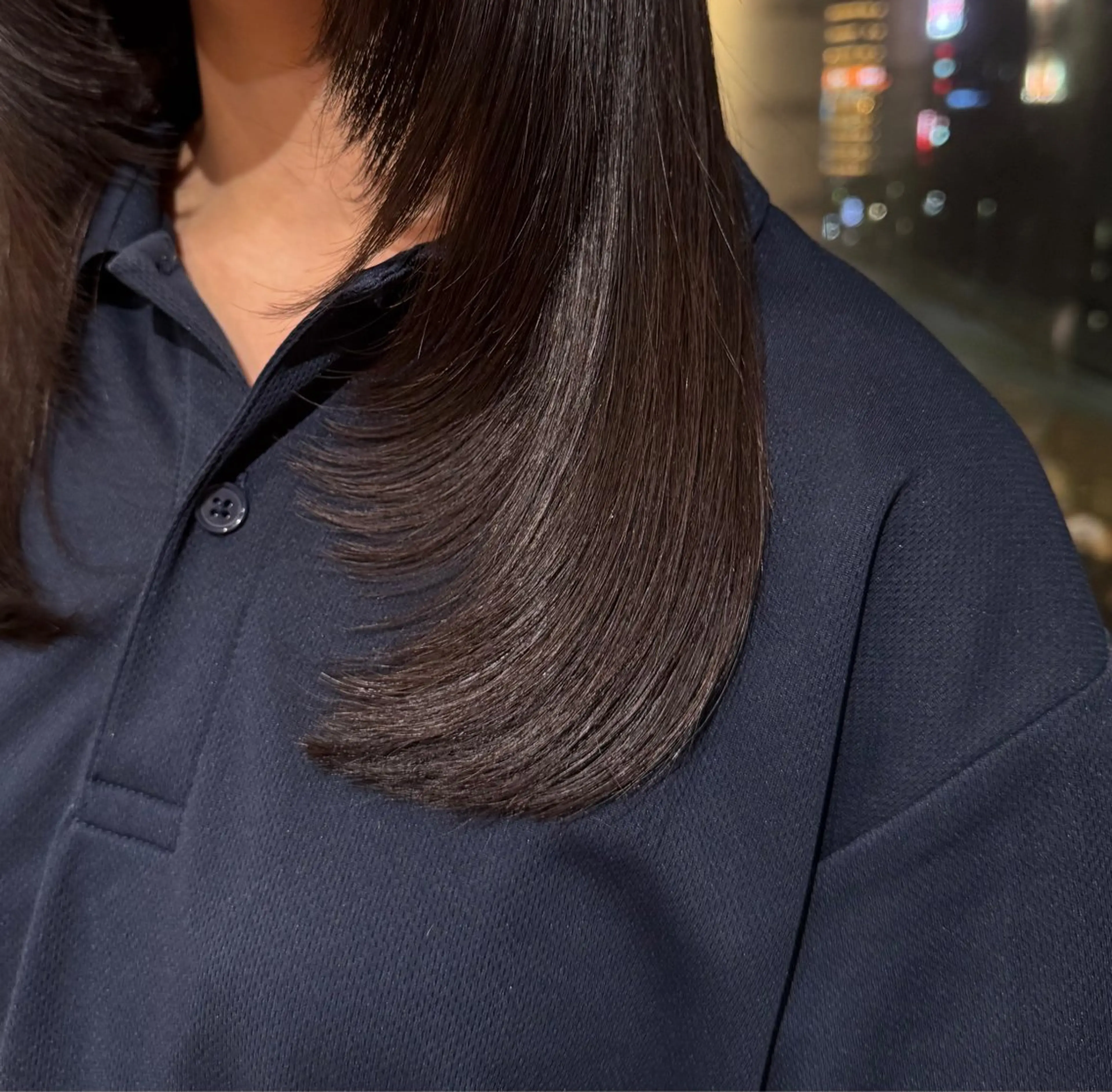 ロング レイヤーカット ブリーチ/透明感 カラー🖤🪽みさきのヘアスタイル