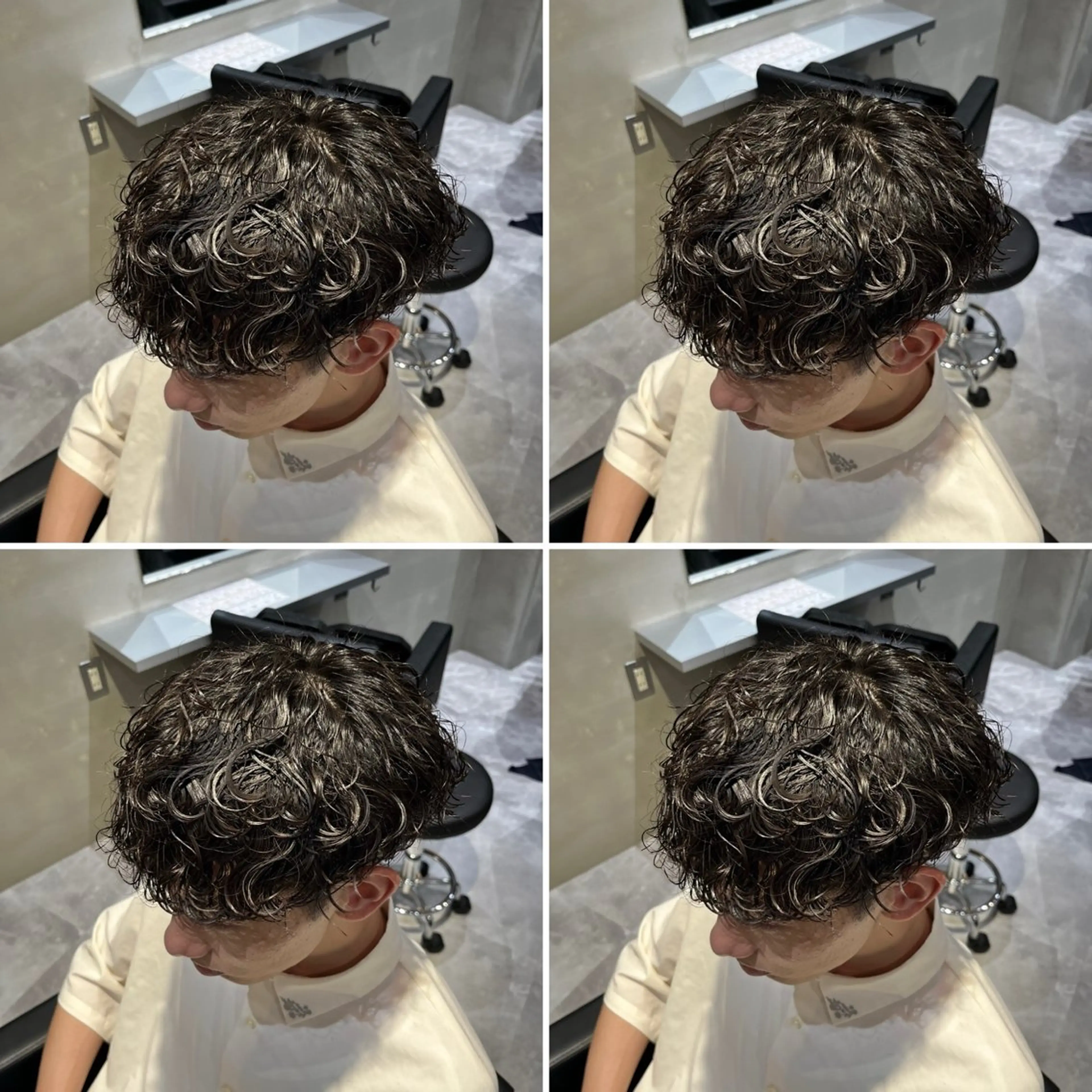 パーマ メンズ カット パーマ トリートメント ヘアセット 💈メンズパーマ特化 店長望月謙二郎💈のヘアスタイル
