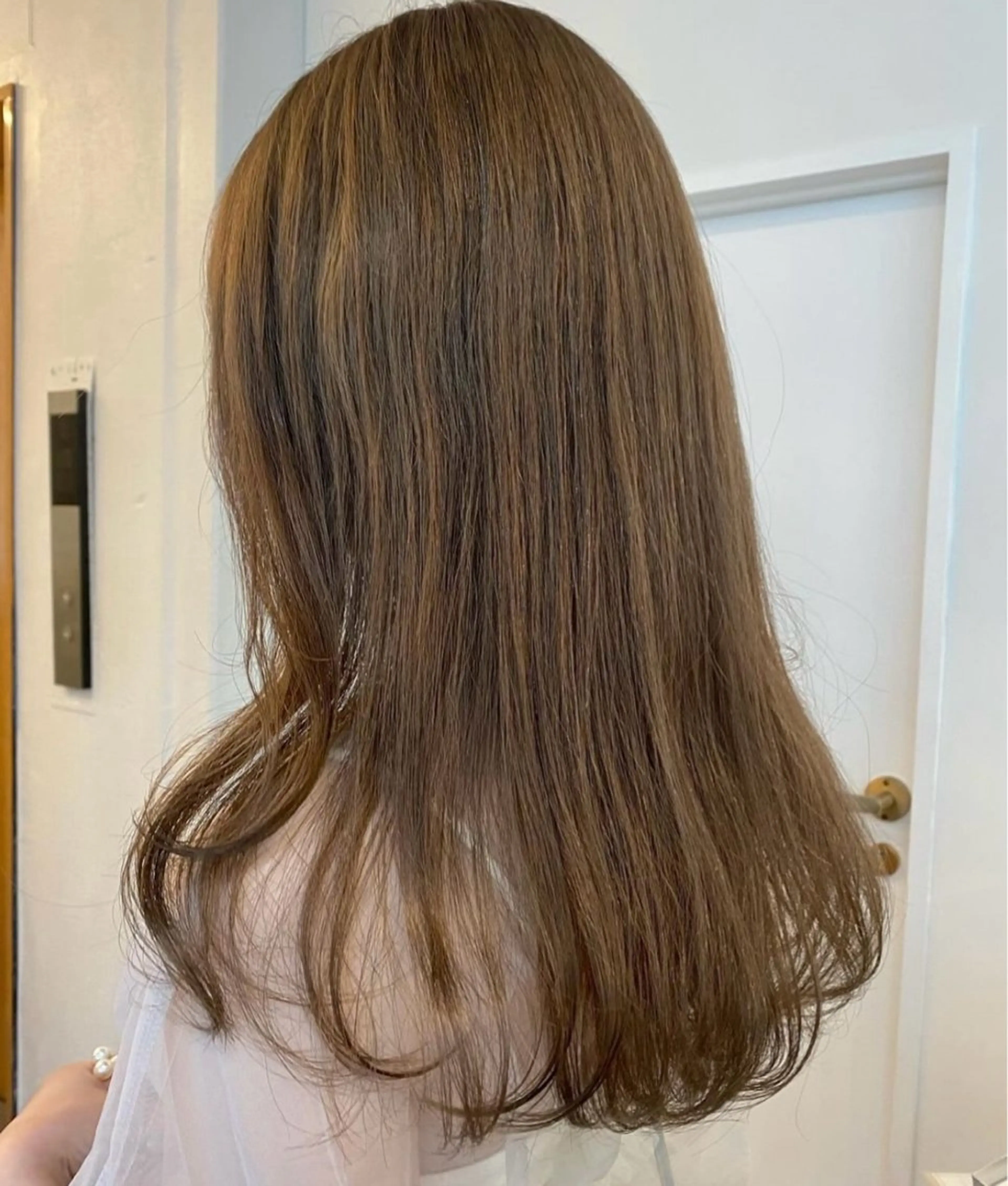 カラー ベージュカラー カット ヘアカラー トリートメント yuzu /韓国ヘア / 透明感カラー🎀のヘアスタイル