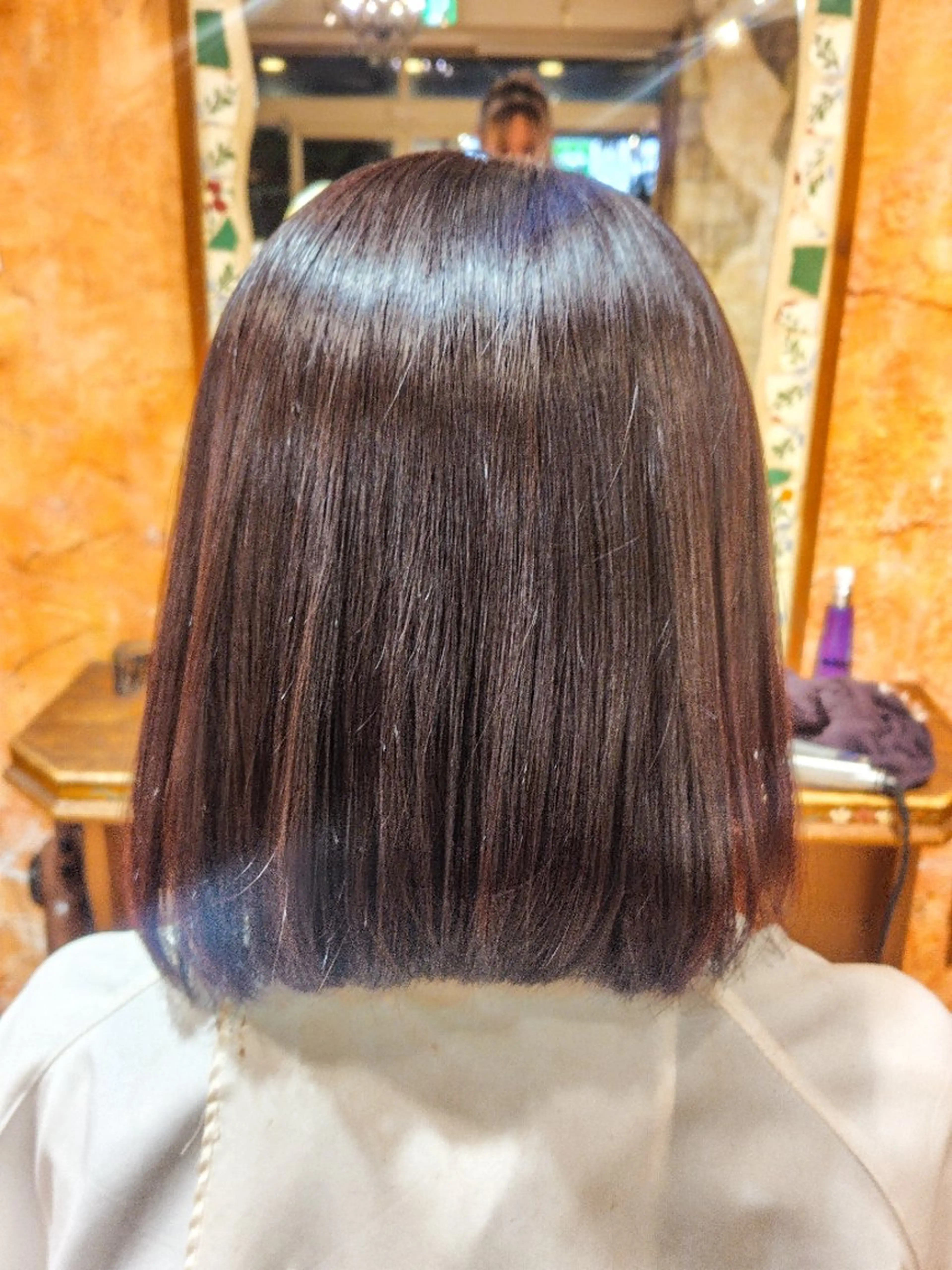 カラー 梅原 瑞雪のヘアスタイル