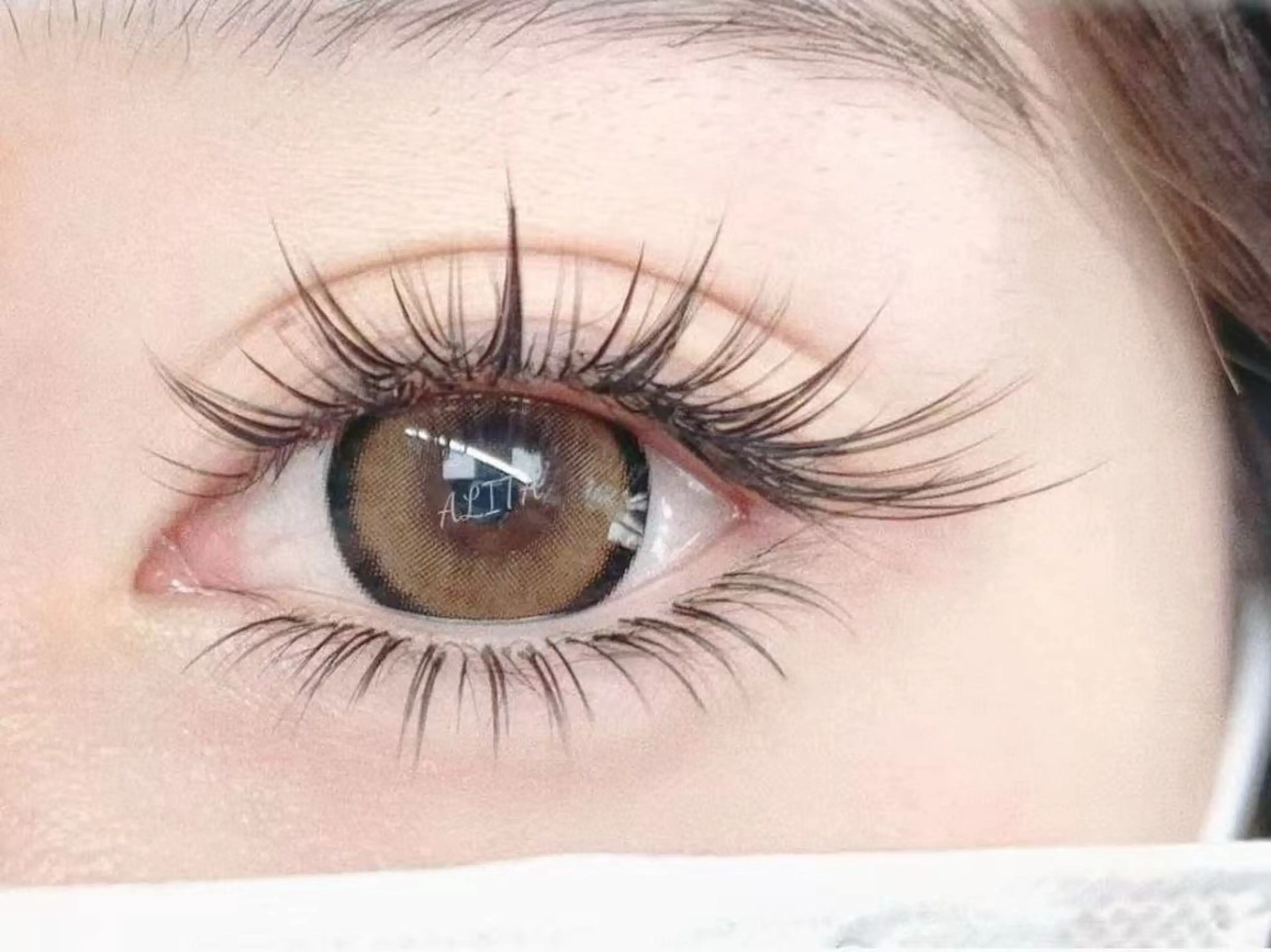 マツエク・マツパ 束感まつ毛 カラーマツエク フラットラッシュ 韓国風マツエク Lカール マツエク ALITA 池袋店✨のマツエク・マツパデザイン