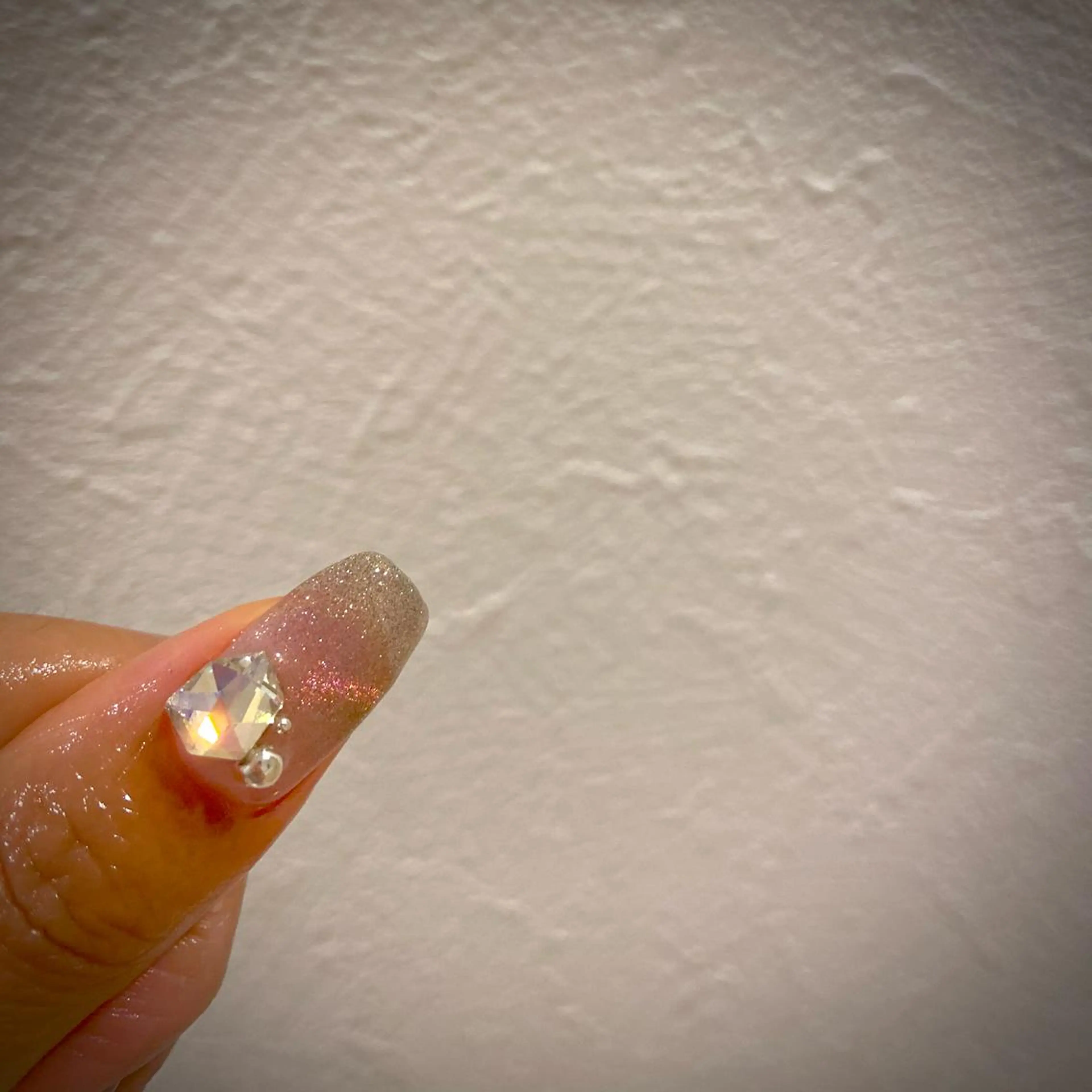 ネイル オーロラネイル カジュアル ジェルネイル ラメ(グリッター) マグネットネイル ハンドネイル MH Nailのネイルデザイン