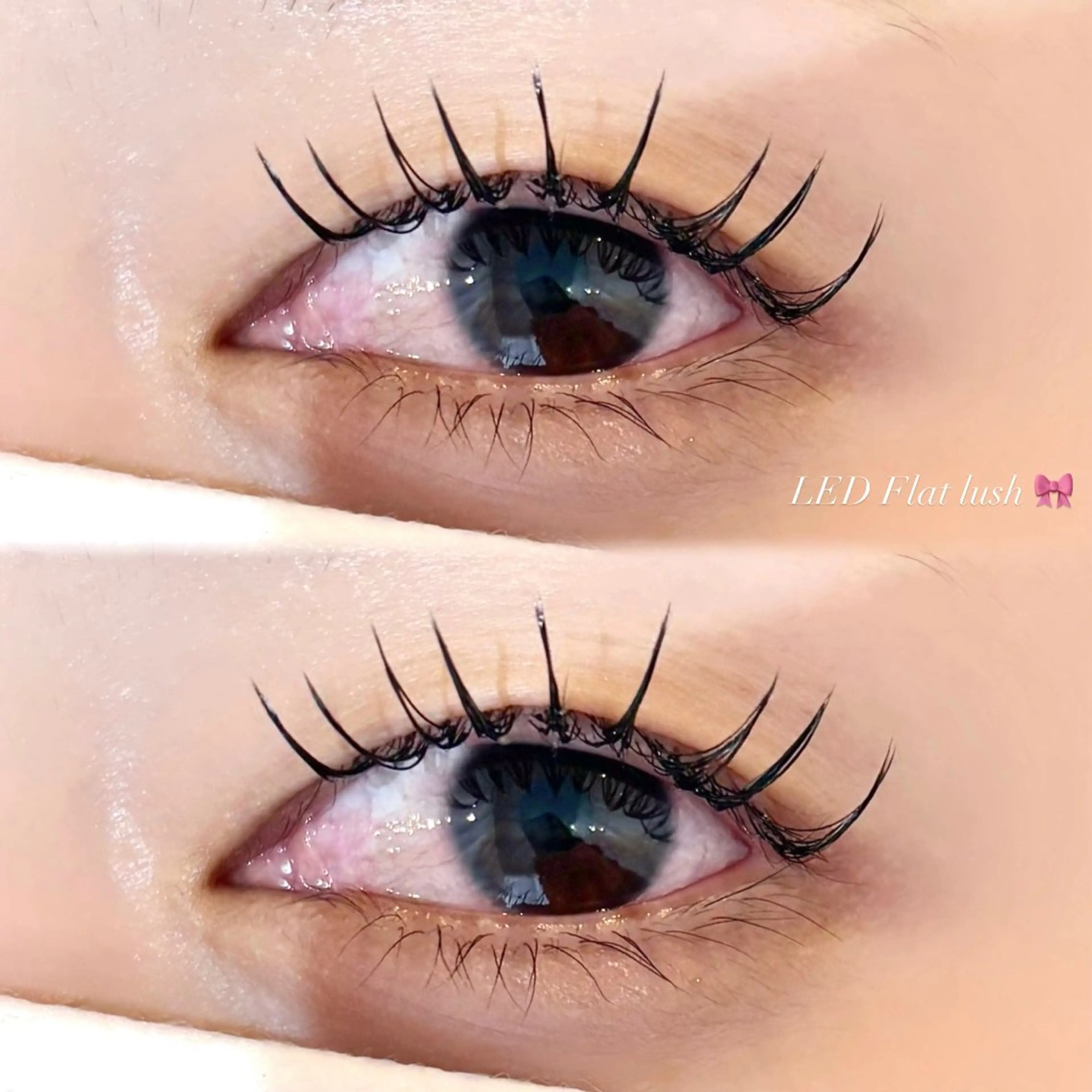 マツエク・マツパ 束感まつ毛 フラットラッシュ ナチュラル マツエク EYELA 小築🐈‍⬛🤍のマツエク・マツパデザイン