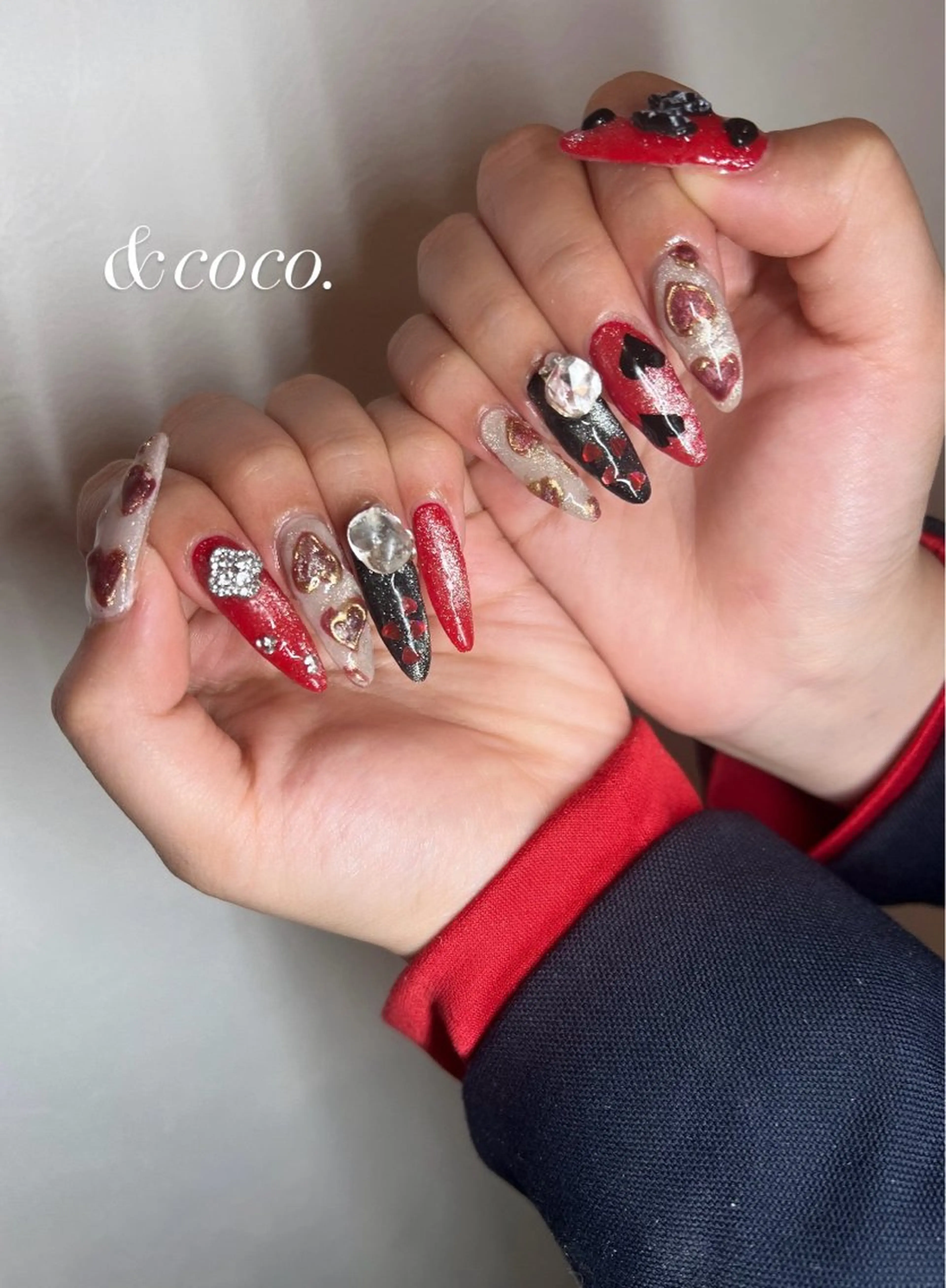 ネイル アートネイル マグネットネイル ハンドネイル ＆ coco.のネイルデザイン