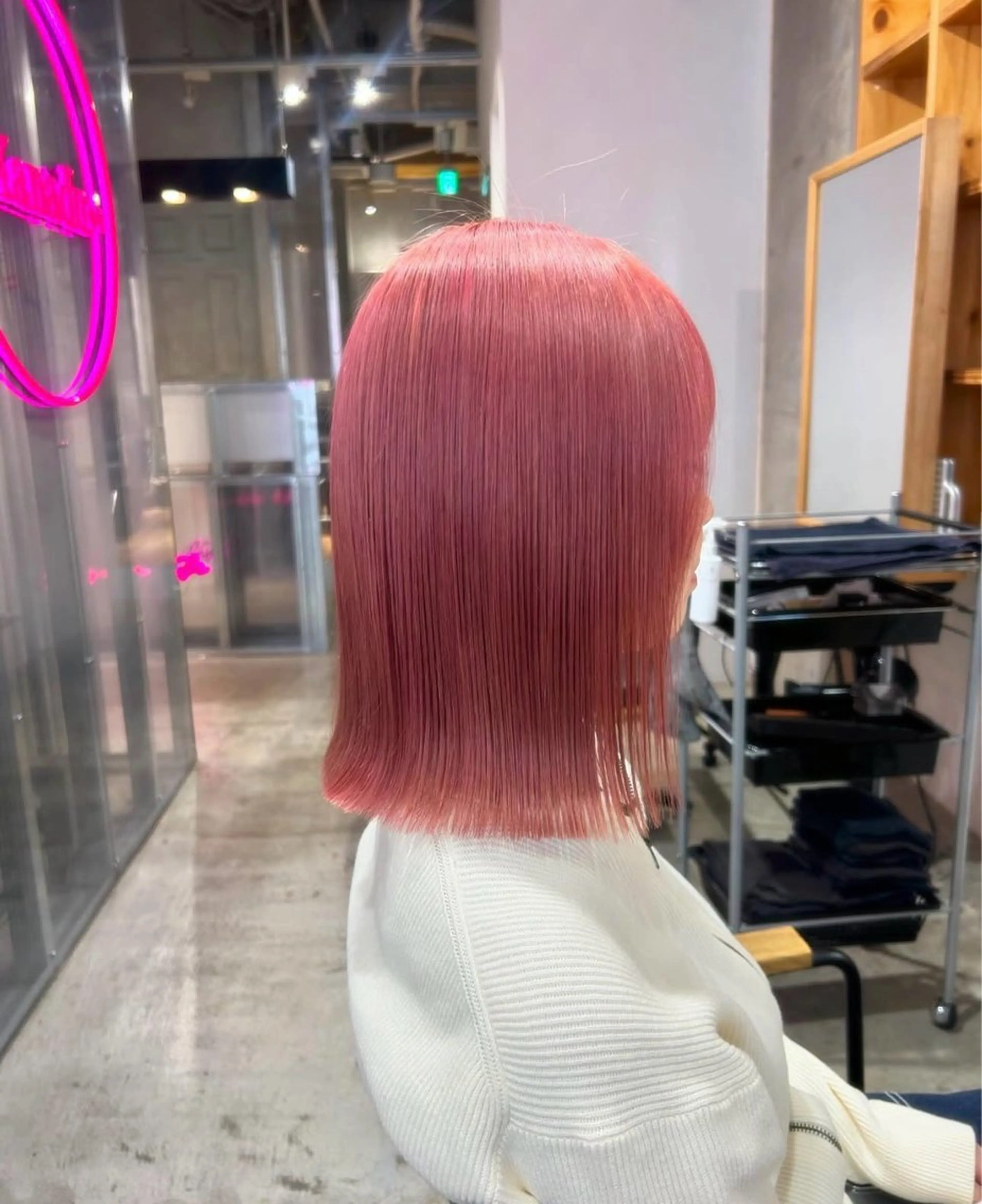 🌺春におすすめピンクカラー🎀(ブリーチなし)の写真