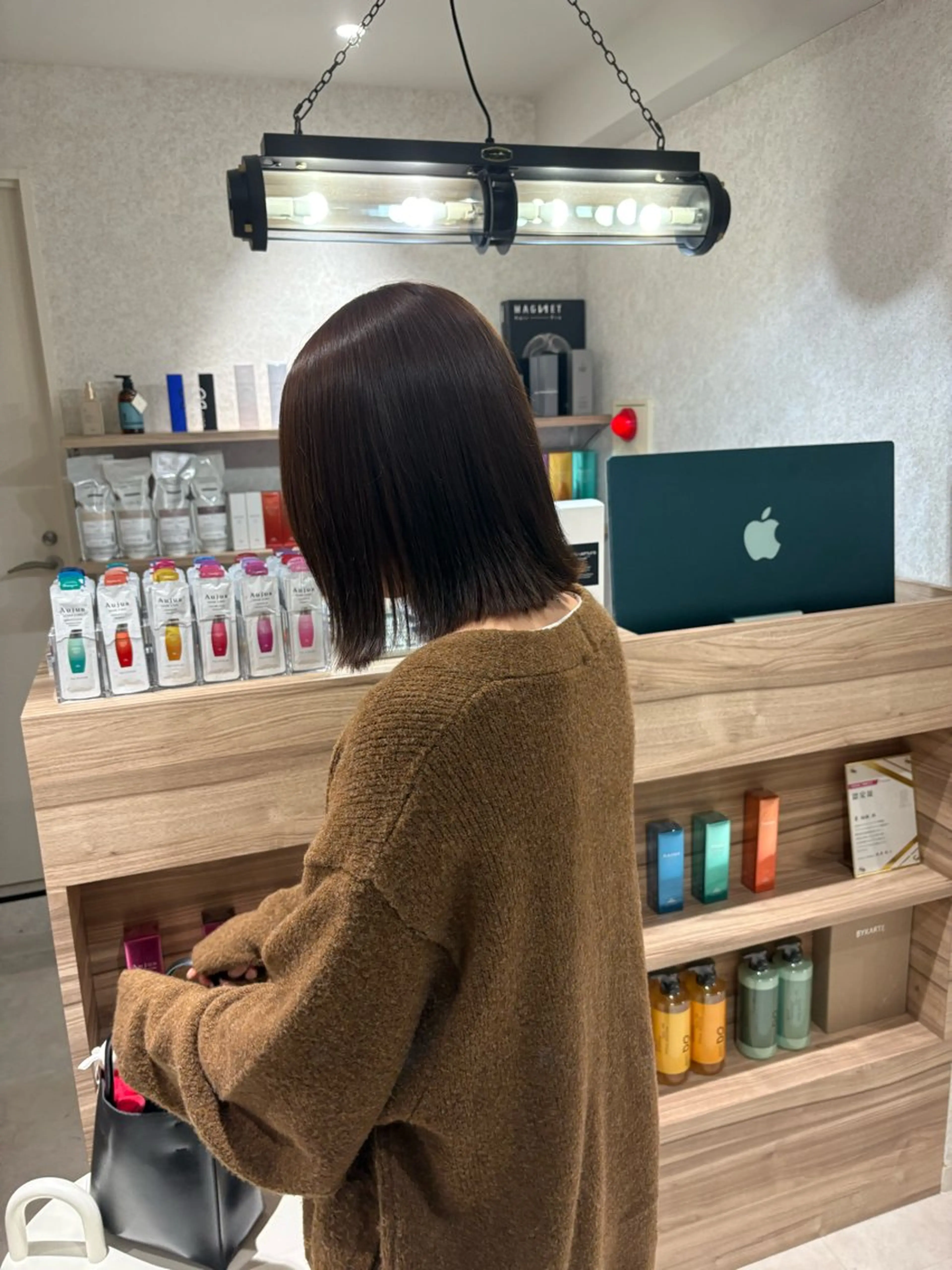 ミディアム カラー ヘアカラー トリートメント メンズカット/透明感 石山浩二のヘアスタイル